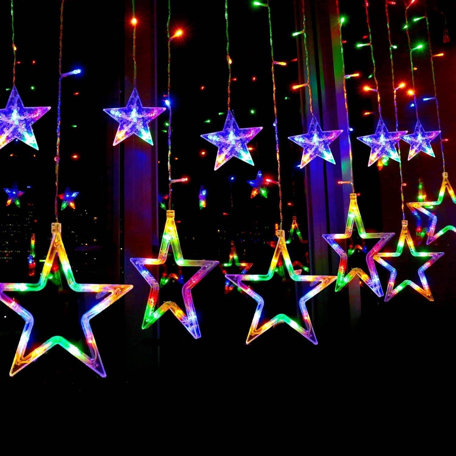     			ATIPRIYA Multicolor Others Curtain String Light ( Pack of 1 )