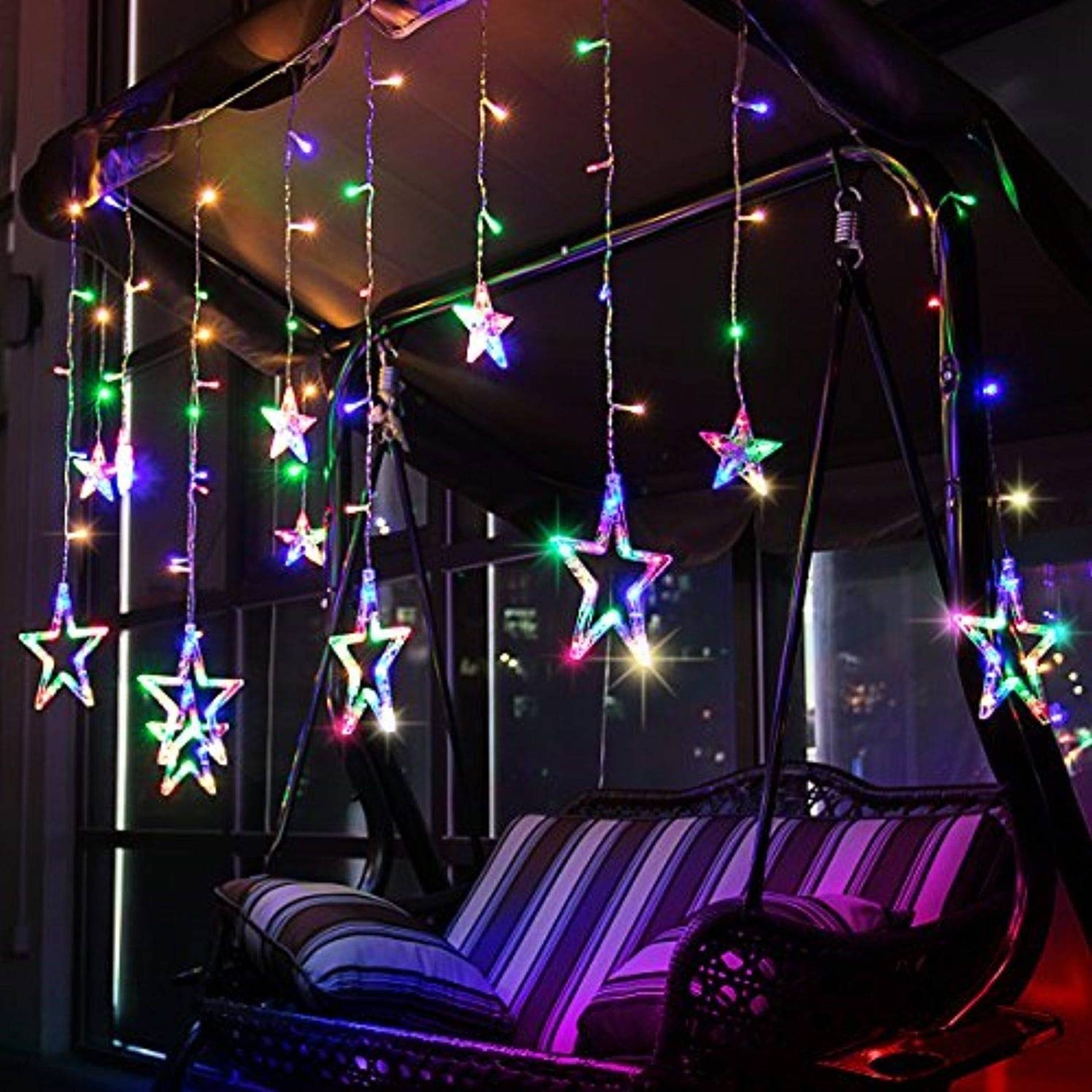     			ATIPRIYA Multicolor Others Curtain String Light ( Pack of 1 )