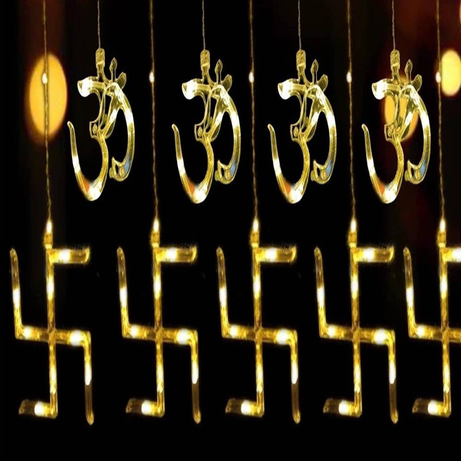     			ATIPRIYA Yellow Others Curtain String Light ( Pack of 1 )