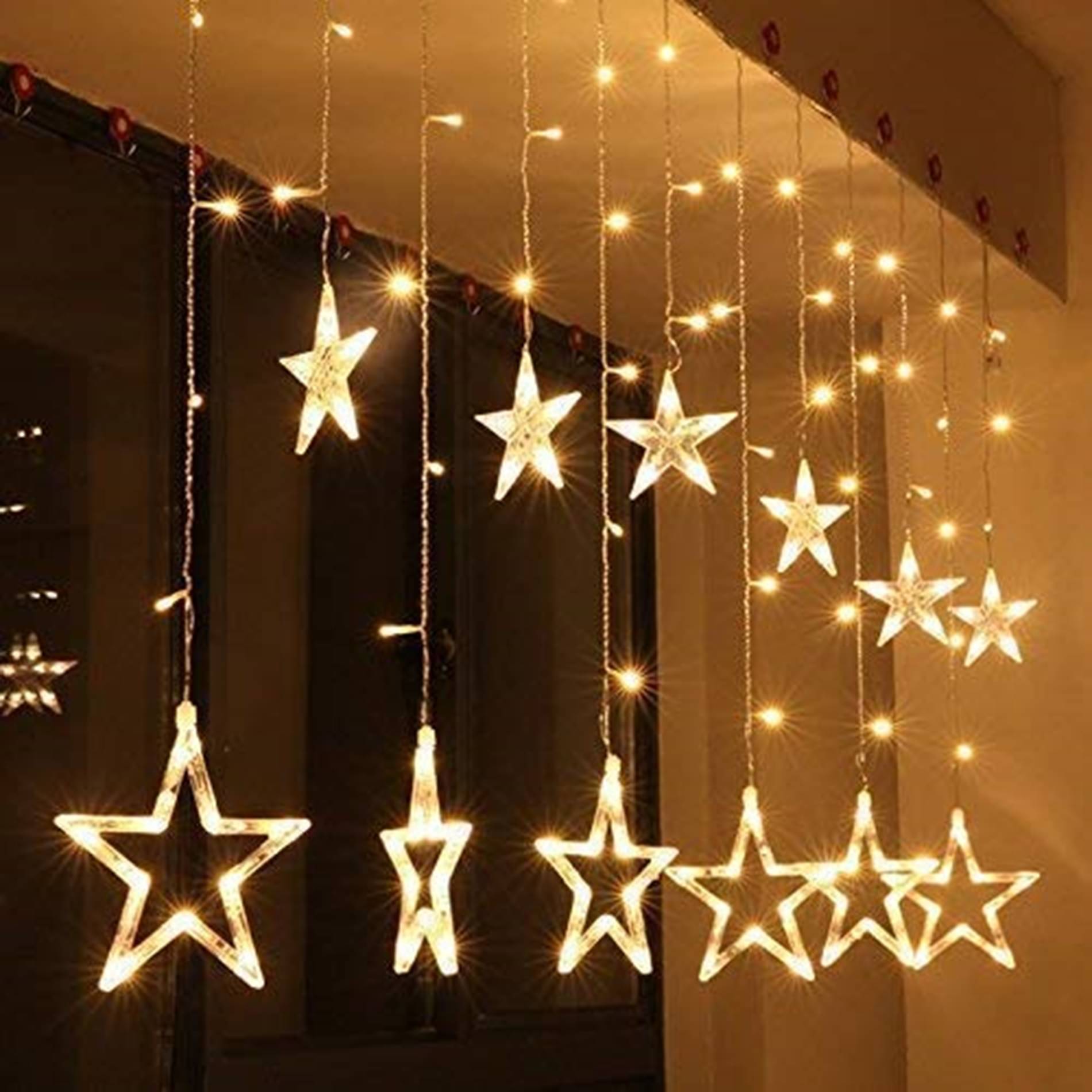     			ATIPRIYA Yellow Others Curtain String Light ( Pack of 1 )