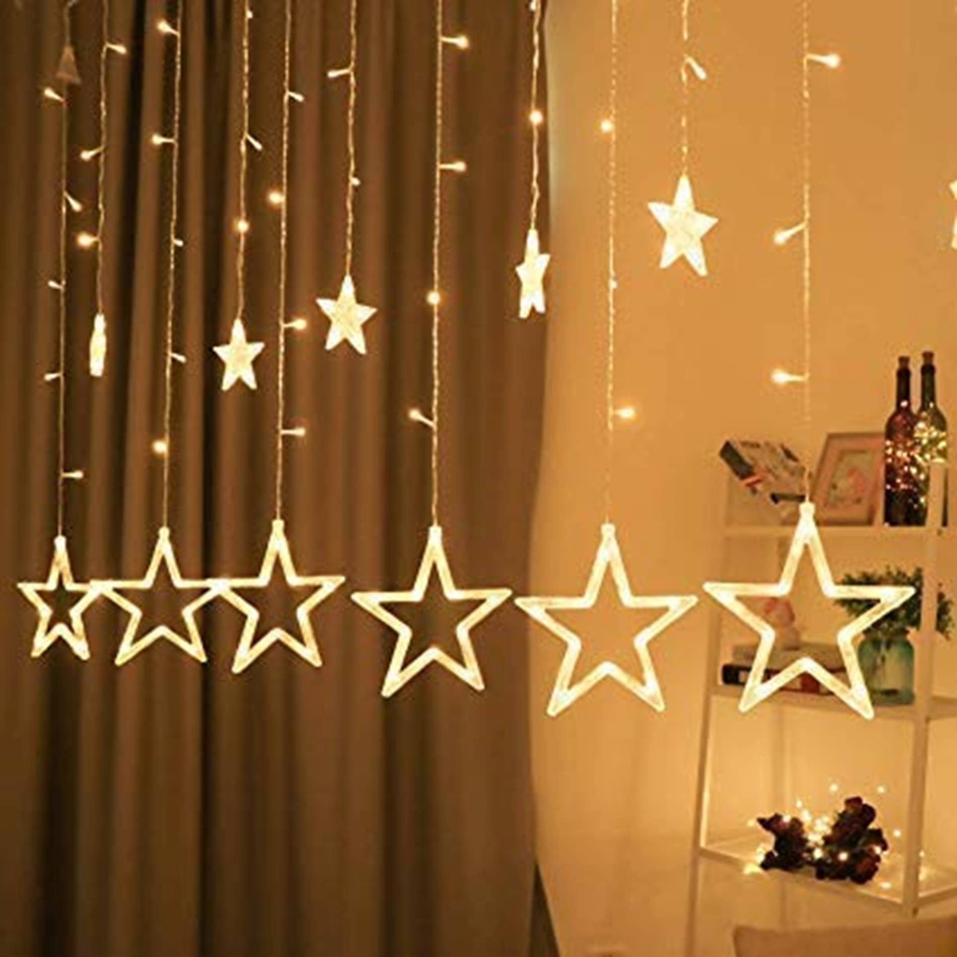     			ATIPRIYA Yellow Others Curtain String Light ( Pack of 1 )