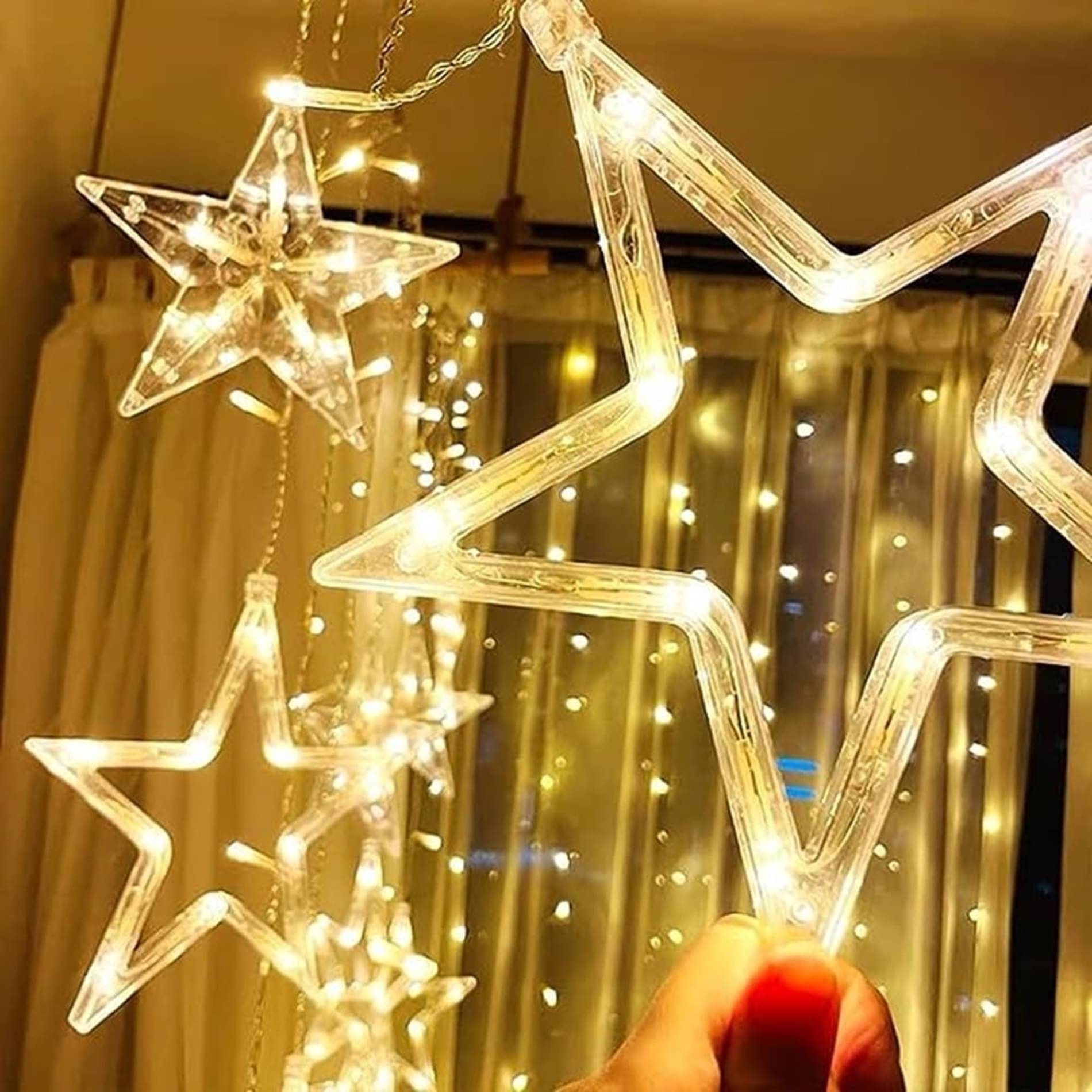     			ATIPRIYA Yellow Others Curtain String Light ( Pack of 1 )