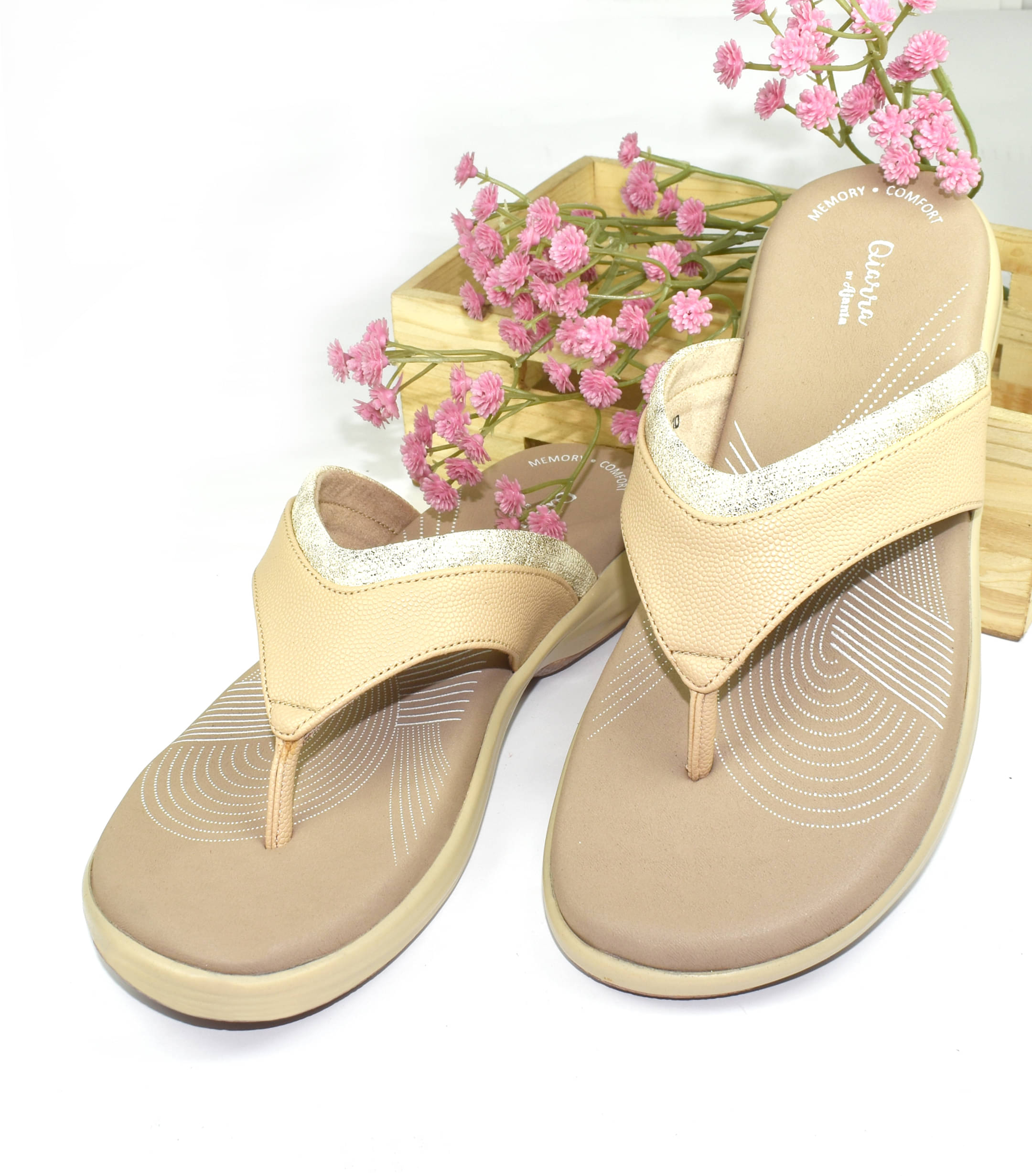     			Ajanta Beige Women's Flats