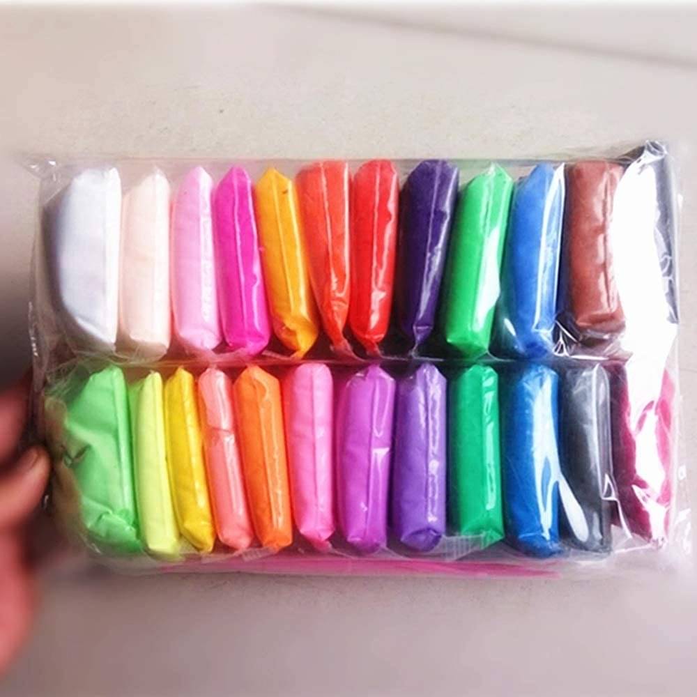 Eclet (Pack of 12) Air Dry Clay, Colorful Children Soft Clay, Creative Art Crafts, Gifts for Kids-Multi Color. Non-Toxic Modeling Magic Fluffy Foam Bouncing Clay Putty Kit for Kids with Tools.75 Eclet (Pack of 12) Air Dry Clay, Colorful Children Soft Clay, Creative Art Crafts, Gifts for Kids-Multi Color. Non-Toxic Modeling Magic Fluffy Foam Bouncing Clay Putty Kit for Kids with Tools.75