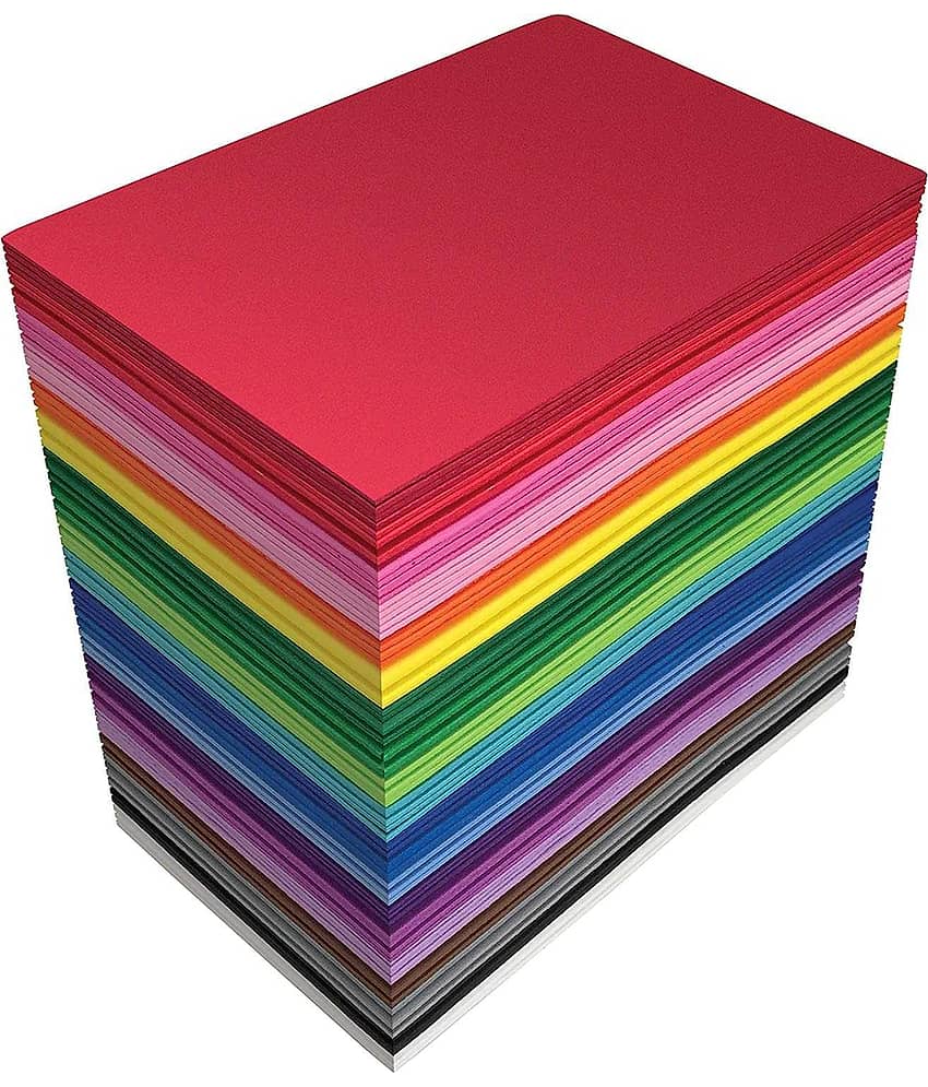 Freedy A4 50 Coloured Sheets (5 Sheets each color) Copy Printing/Art and Craft Paper Double Sided ColouredOffice Stationery Children's Day Gift, Birthday Gift, Party Favors,christmas decor etc - Stationery | Buy online on ZillyBuy