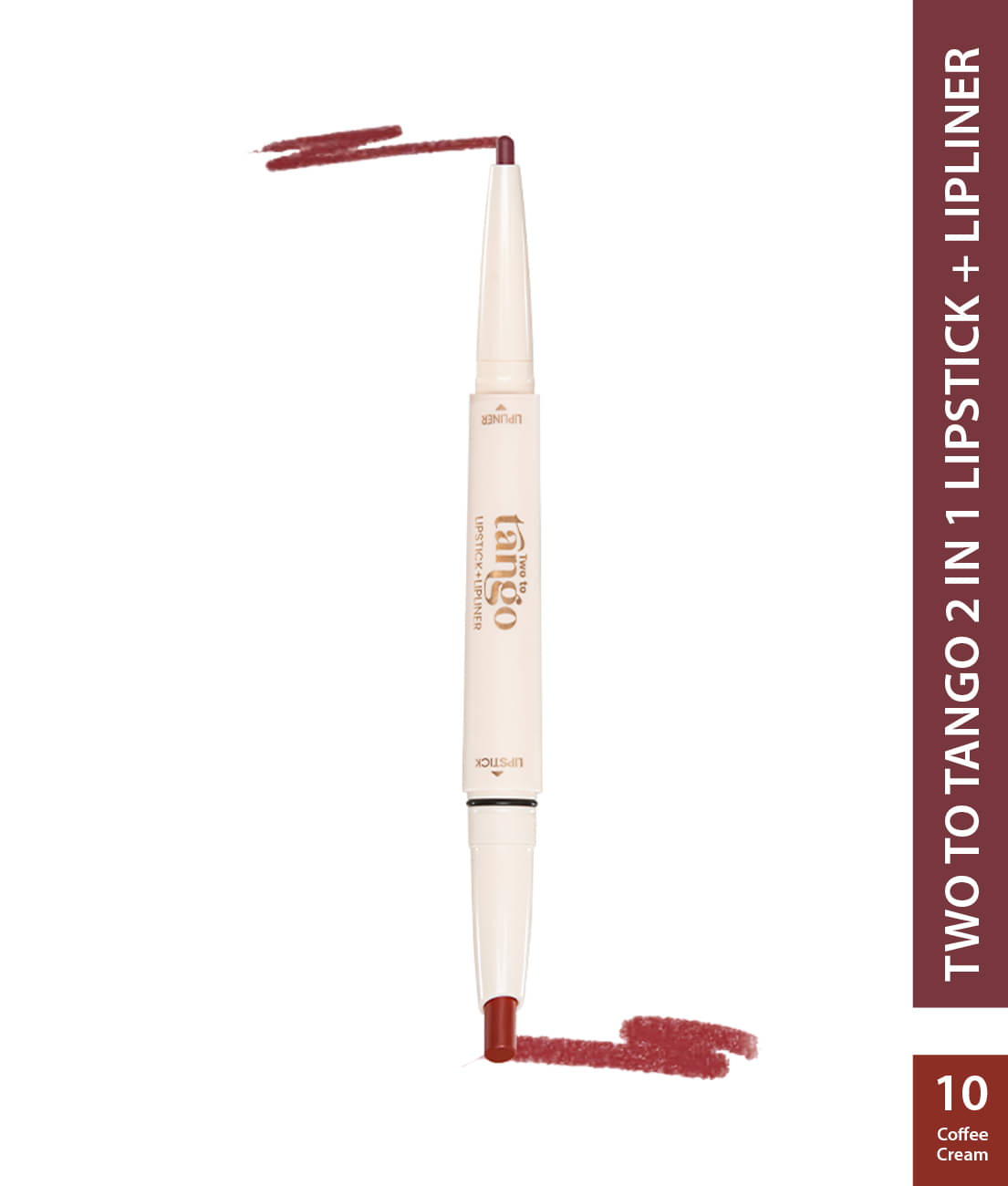     			Glam21 Two To Tango Lip Liner + Lipstick Duo , Non-Transfer , Coffee Cream-10