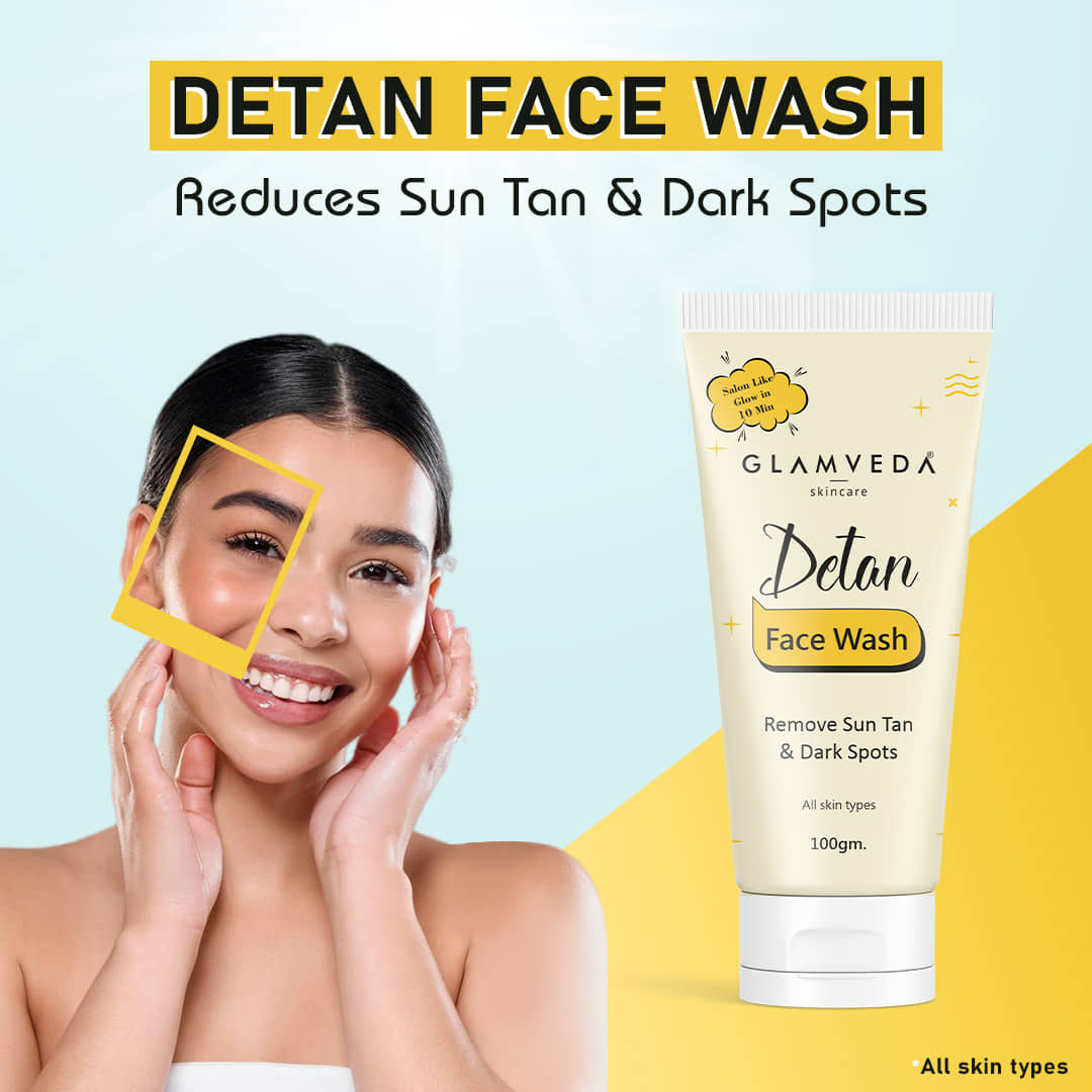 Glamveda - Tan Removal Face Wash For All Skin Type ( Pack of 1 )