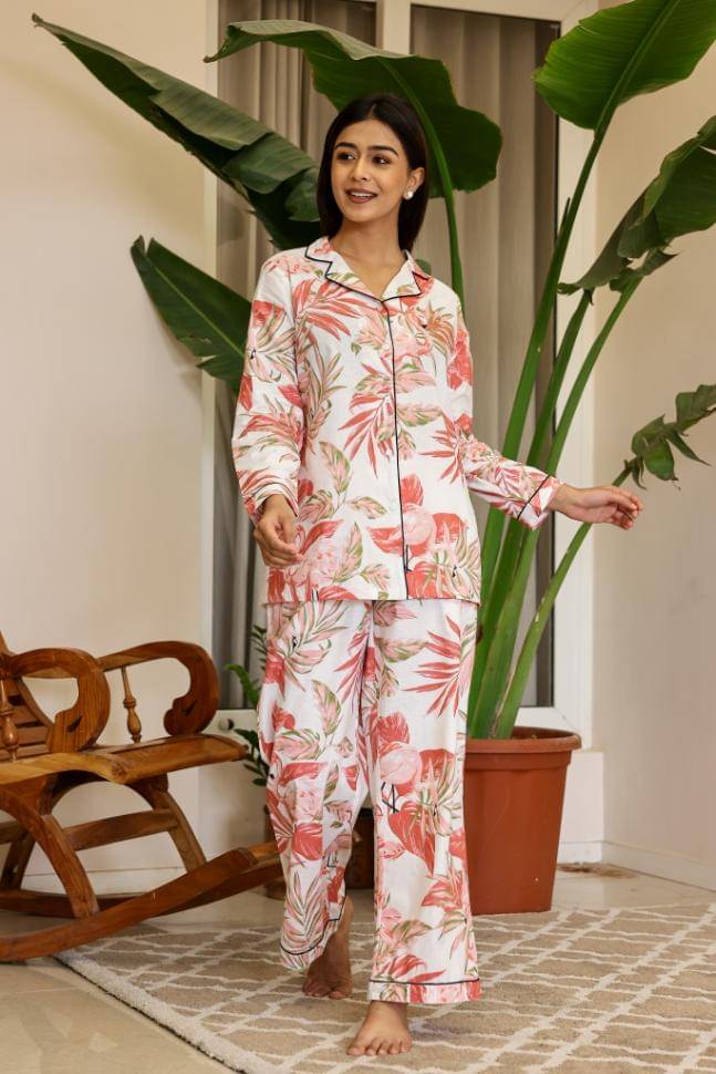     			Label Flavia Women Printed Top Trouser Co-Ord Set ( Multi Color )