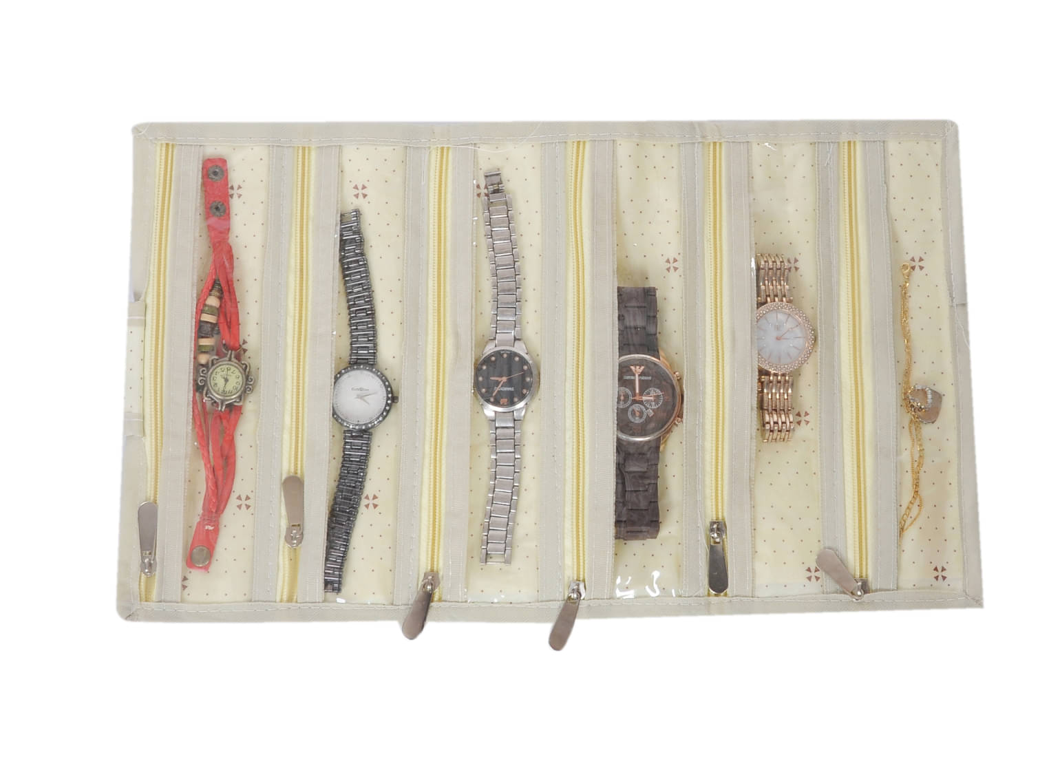     			SUNESH CREATION White Watch Cases ( 2 Pcs )