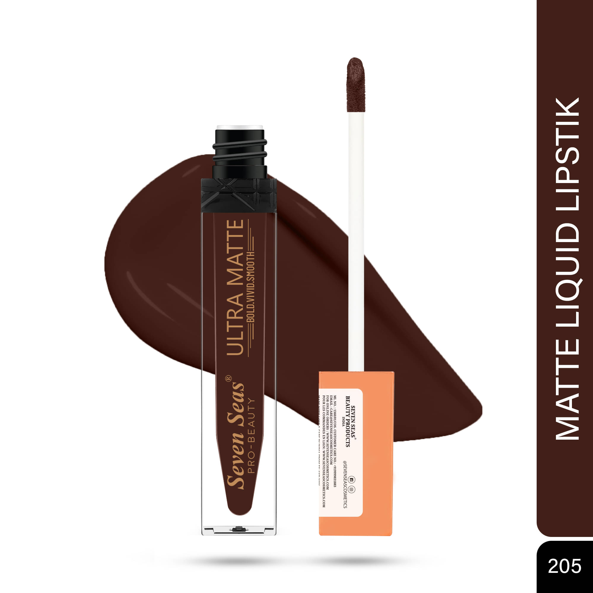 Seven Seas Ultra Matte BOLD,VIVID,SMOOTH The Luxurious Smooth Liquid Lipstick(Chestnut Rose 2) Seven Seas Ultra Matte BOLD,VIVID,SMOOTH The Luxurious Smooth Liquid Lipstick(Chestnut Rose 2)
