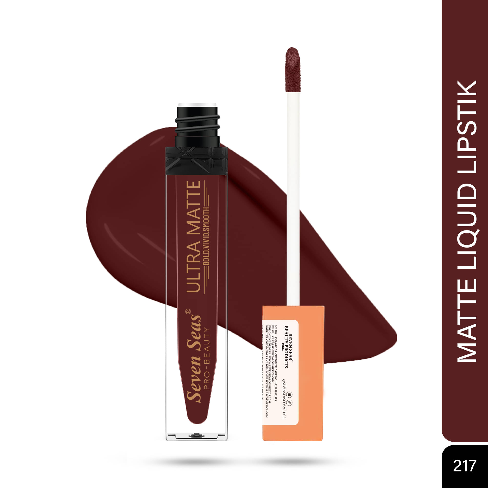 Seven Seas Ultra Matte BOLD,VIVID,SMOOTH The Luxurious Smooth Liquid Lipstick(Rose Bud Cherry) Seven Seas Ultra Matte BOLD,VIVID,SMOOTH The Luxurious Smooth Liquid Lipstick(Rose Bud Cherry)