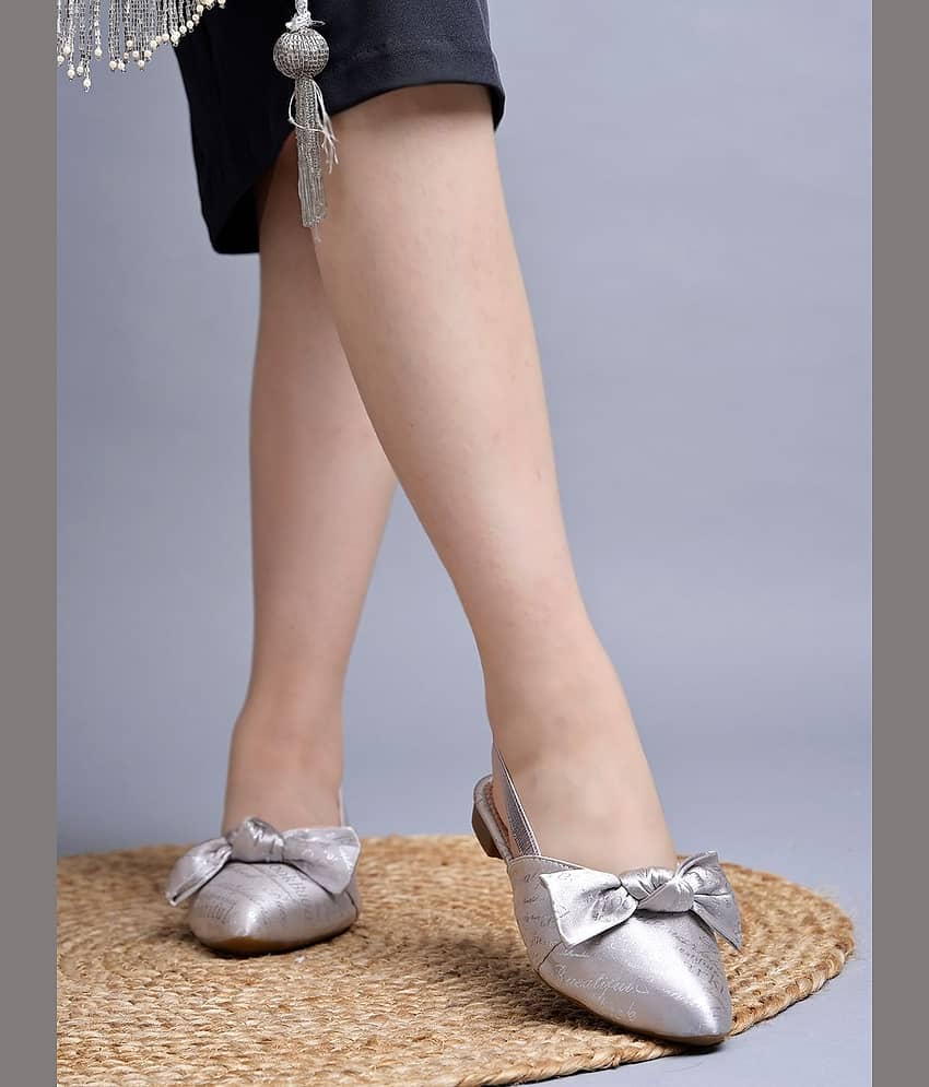 Shoetopia Silver Women's Casual Ballerinas - Casual Shoes | Buy online on ZillyBuy