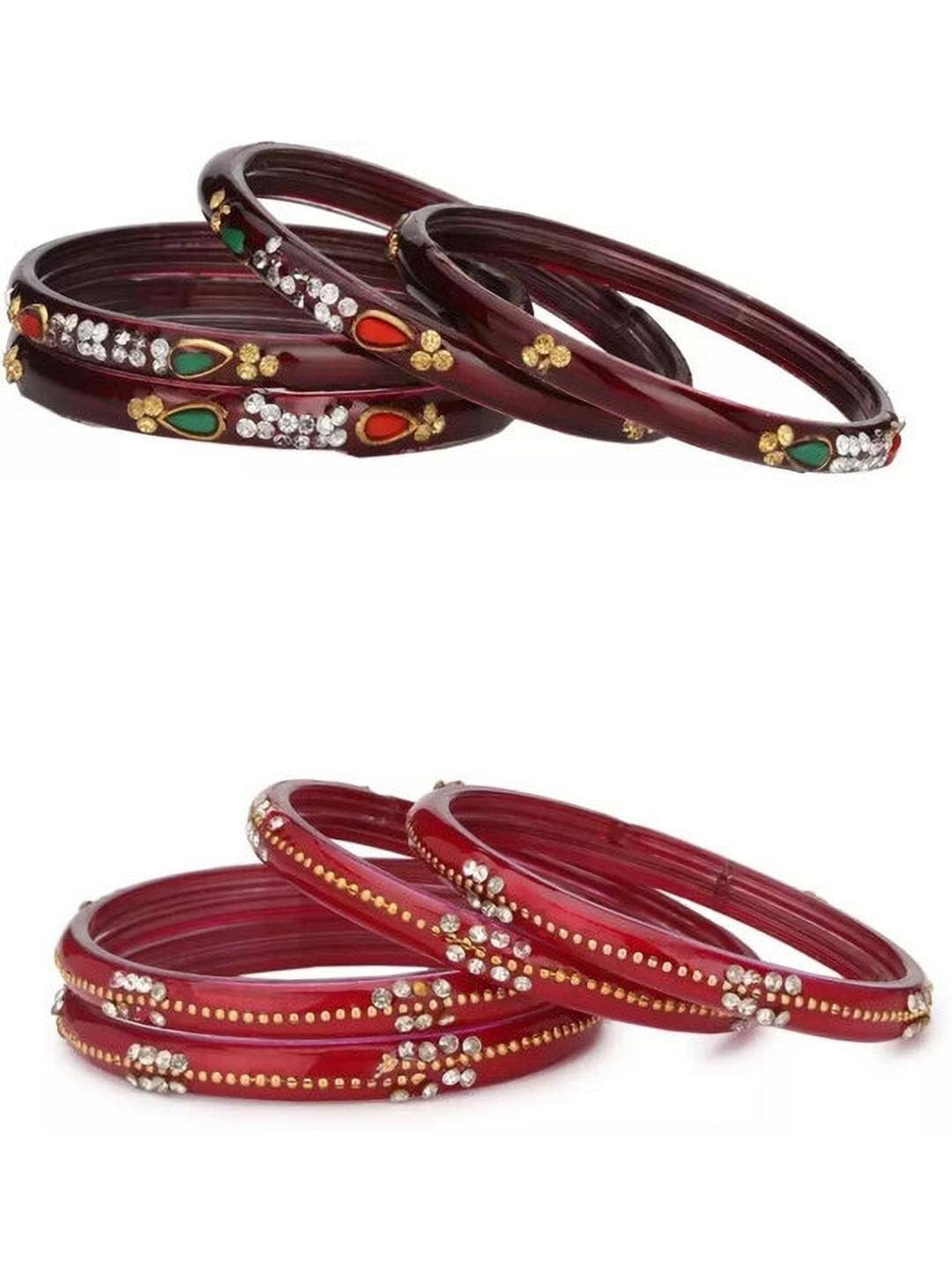     			Somil Multicolor Bangle Set ( Pack of 8 )