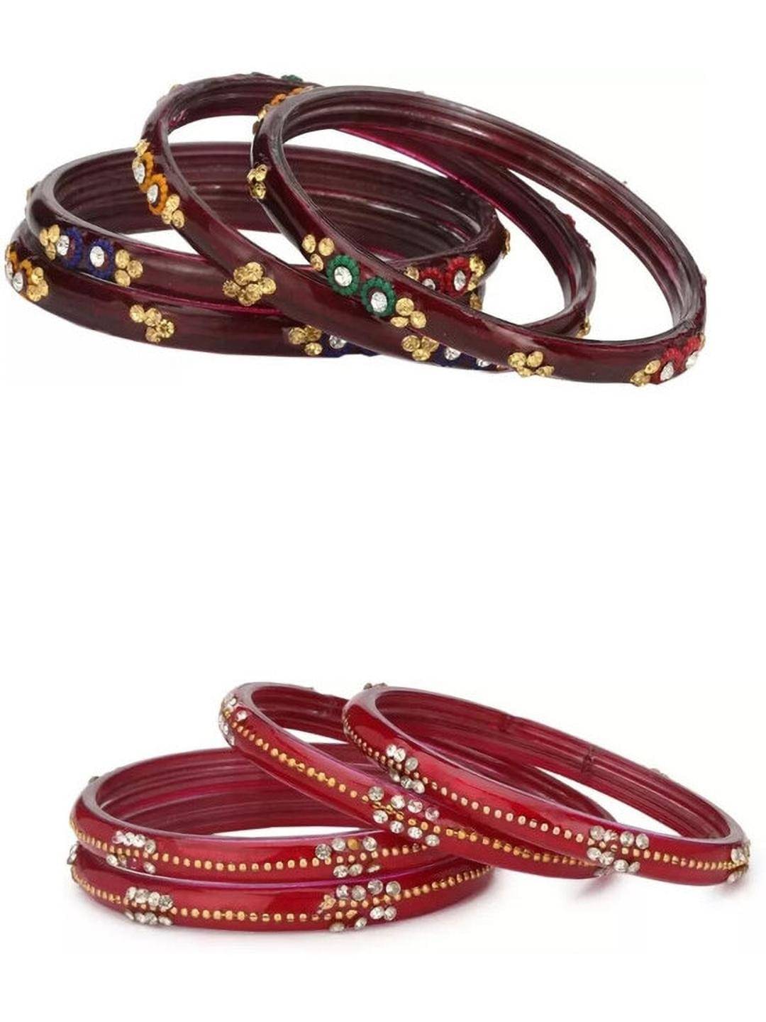 Somil Multicolor Bangle Set ( Pack of 8 ) Somil Multicolor Bangle Set ( Pack of 8 )
