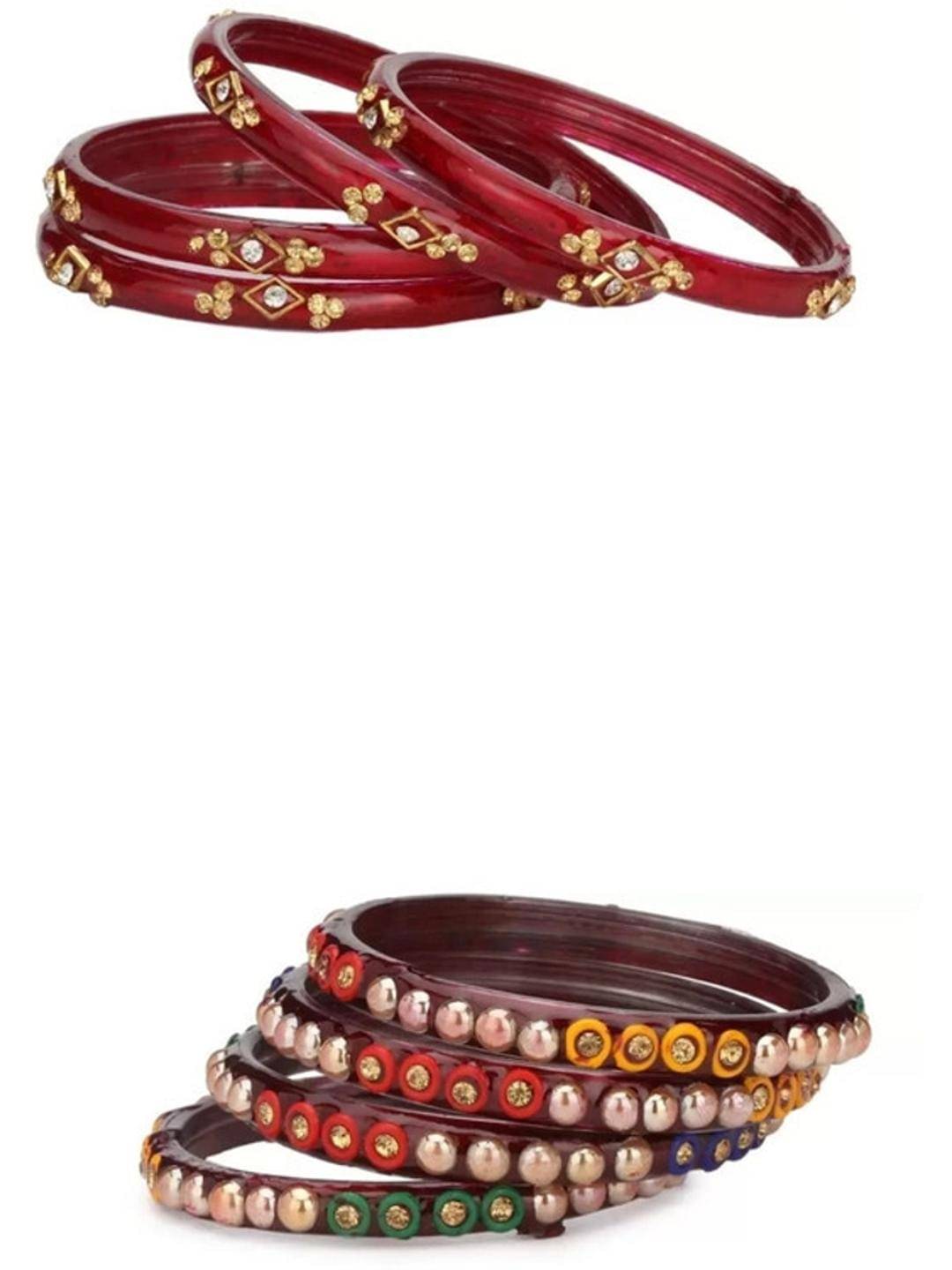     			Somil Multicolor Bangle Set ( Pack of 8 )