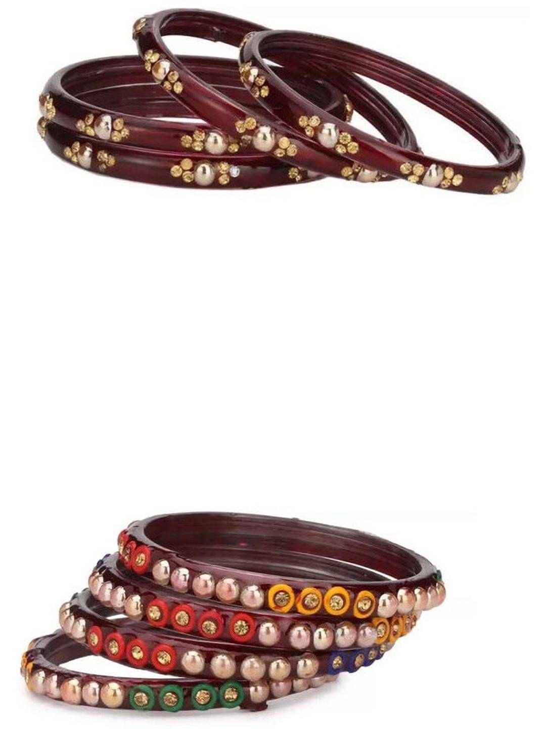 Somil Multicolor Bangle Set ( Pack of 8 ) Somil Multicolor Bangle Set ( Pack of 8 )