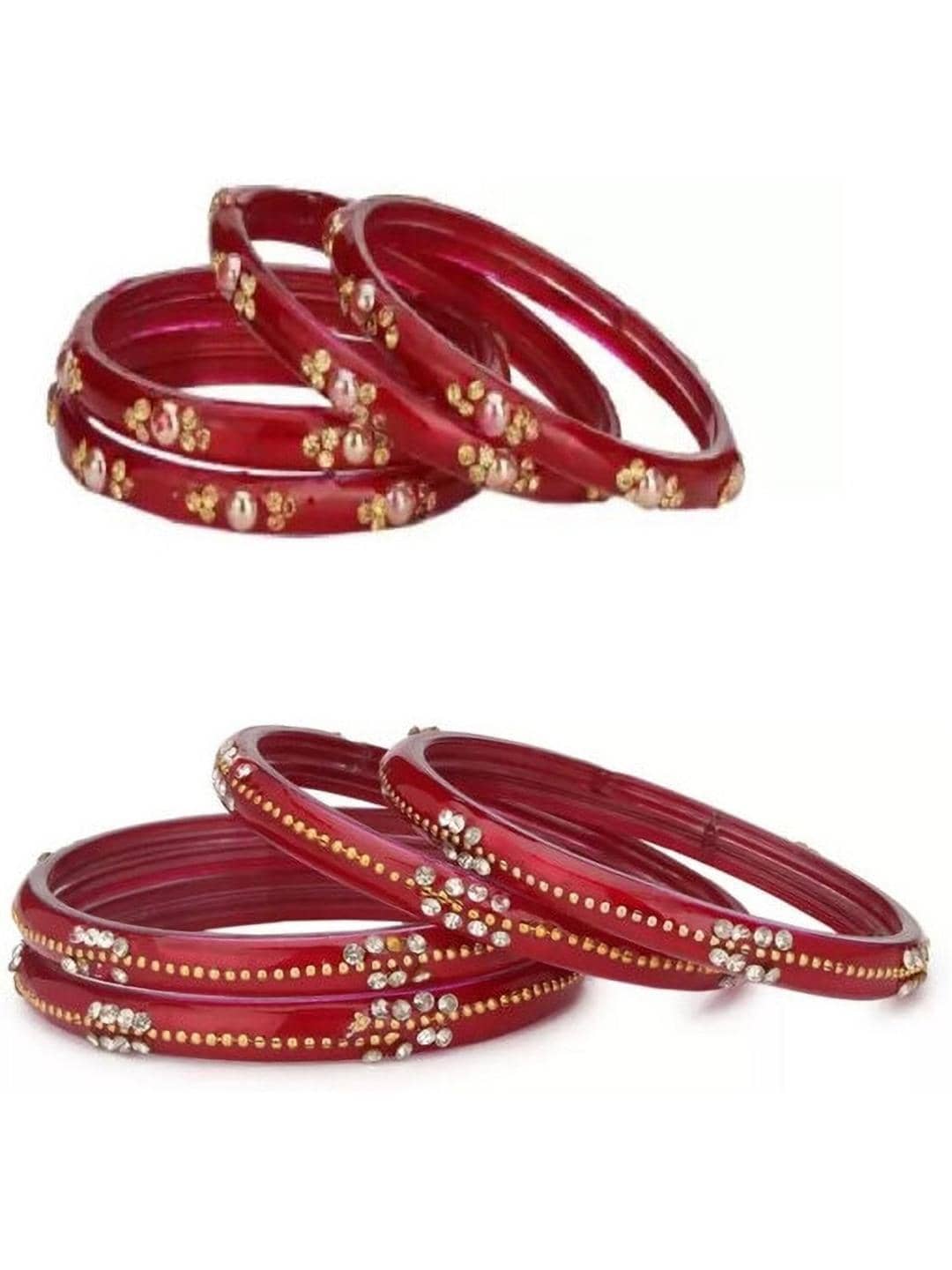 Somil Multicolor Bangle Set ( Pack of 8 ) - Bangles & Bracelets | Buy online on ZillyBuy