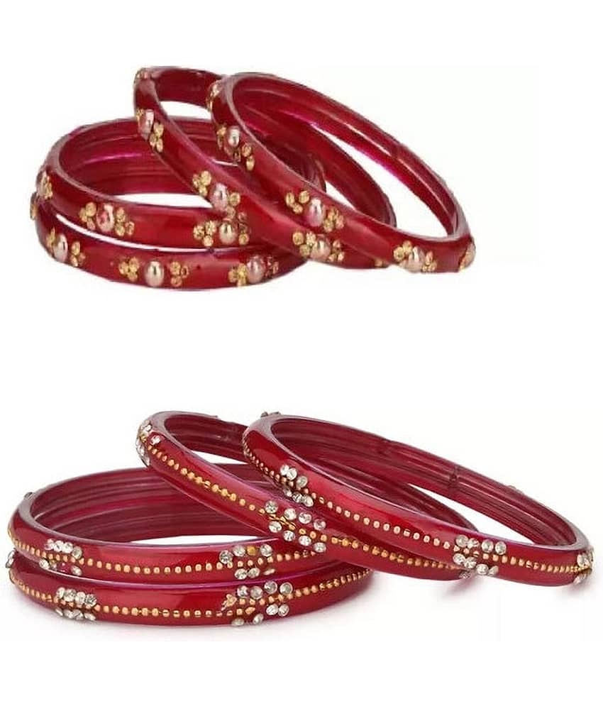 Somil Multicolor Bangle Set ( Pack of 8 ) - Bangles & Bracelets | Buy online on ZillyBuy