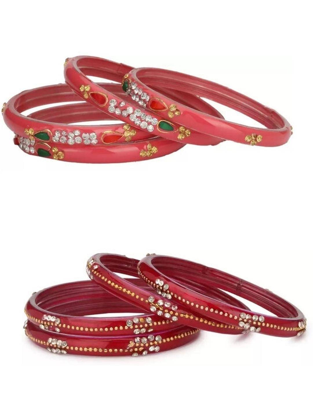 Somil Multicolor Bangle Set ( Pack of 8 ) Somil Multicolor Bangle Set ( Pack of 8 )