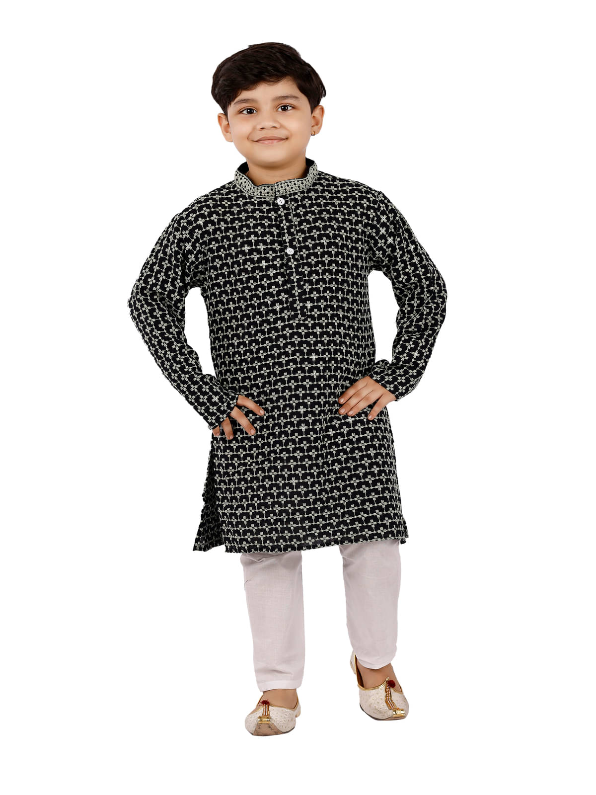 s muktar garments Pack of 1 Boys Rayon ( Black )     			s muktar garments Pack of 1 Boys Rayon ( Black )