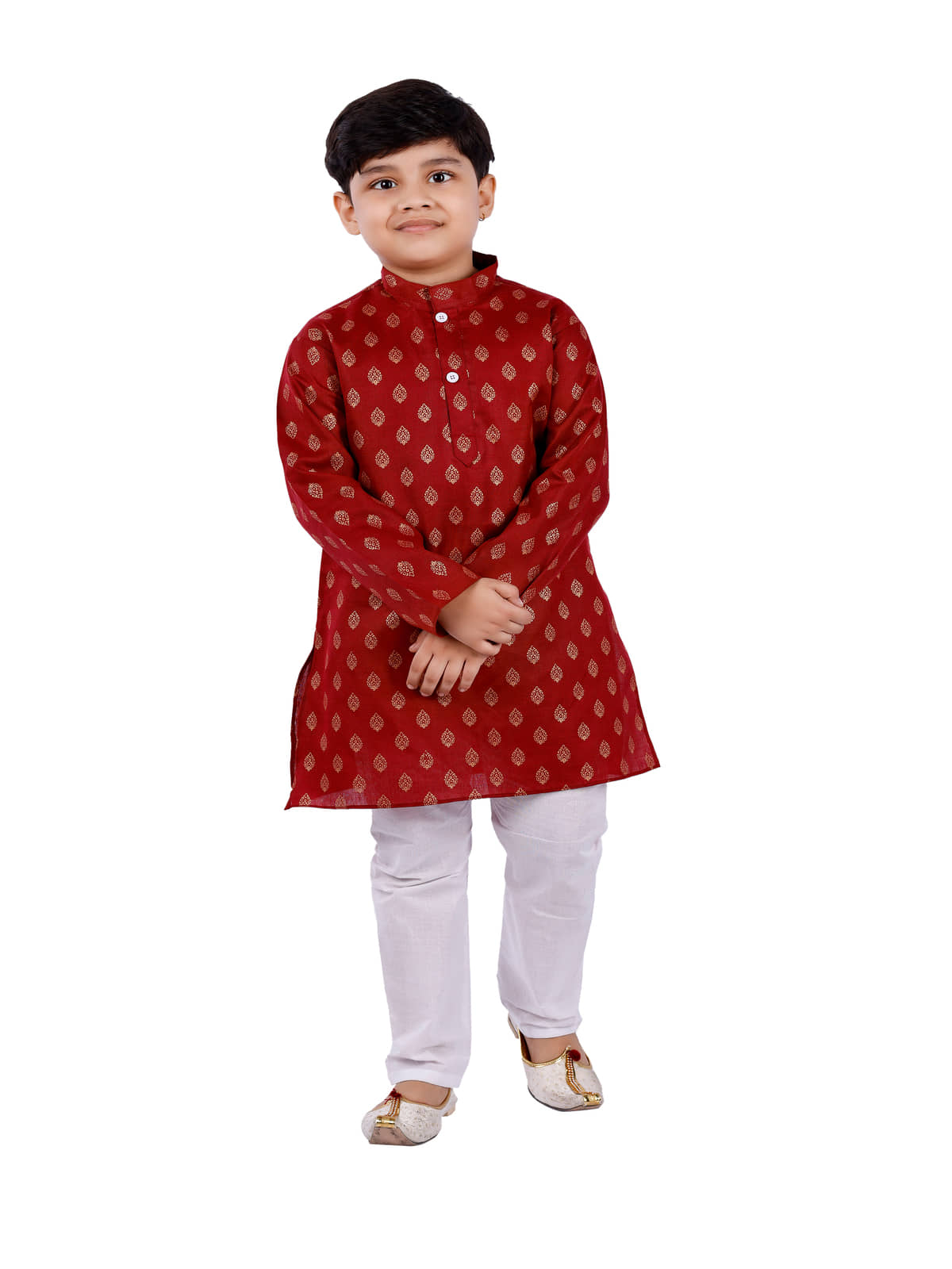 s muktar garments Pack of 1 Boys Cotton Blend ( Yellow ) - Kurtas & Kurta Sets | Buy online on ZillyBuy