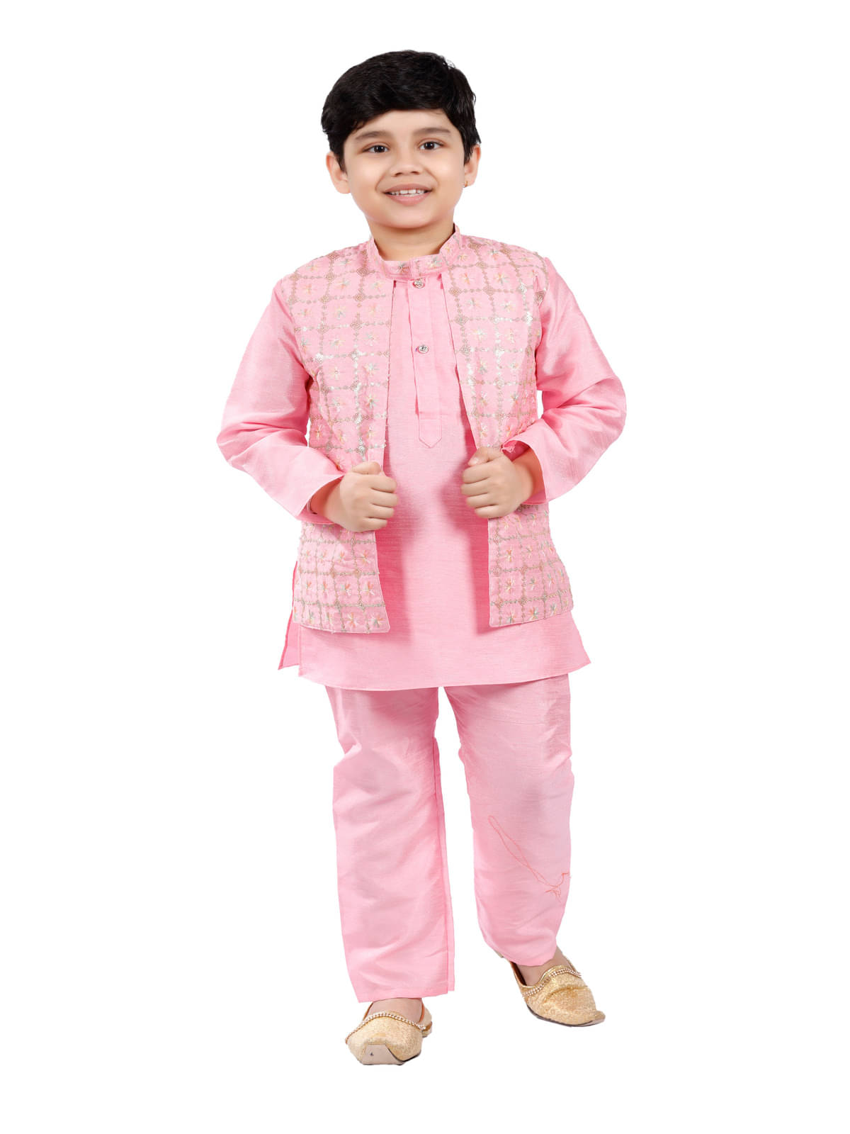 s muktar garments Pink Rayon Boys ( Pack of 1 )     			s muktar garments Pink Rayon Boys ( Pack of 1 )