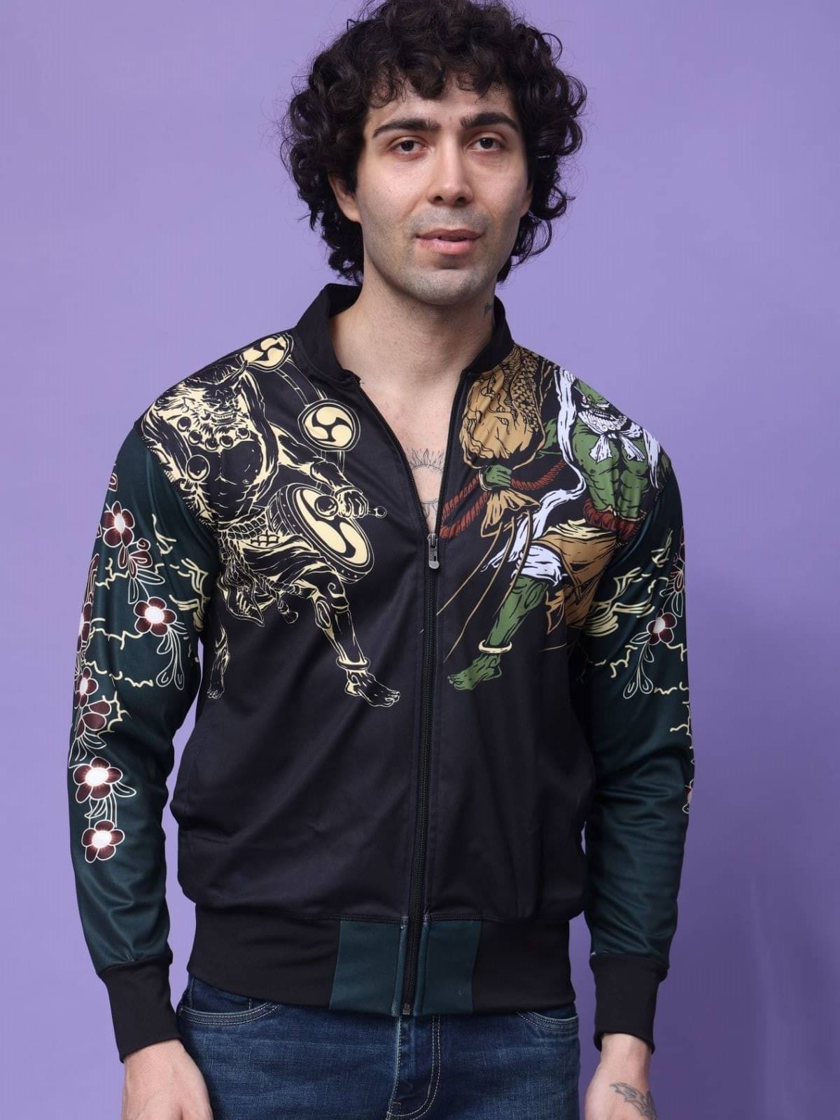 yellow tree Polyester Men's Casual Jacket - Black ( Pack of 1 )     			yellow tree Polyester Men's Casual Jacket - Black ( Pack of 1 )