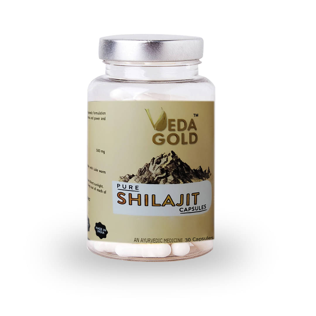 Ayurvedic Pure and Natural Shilajit/Shilajeet Resin -30 Cap Ayurvedic Pure and Natural Shilajit/Shilajeet Resin -30 Cap