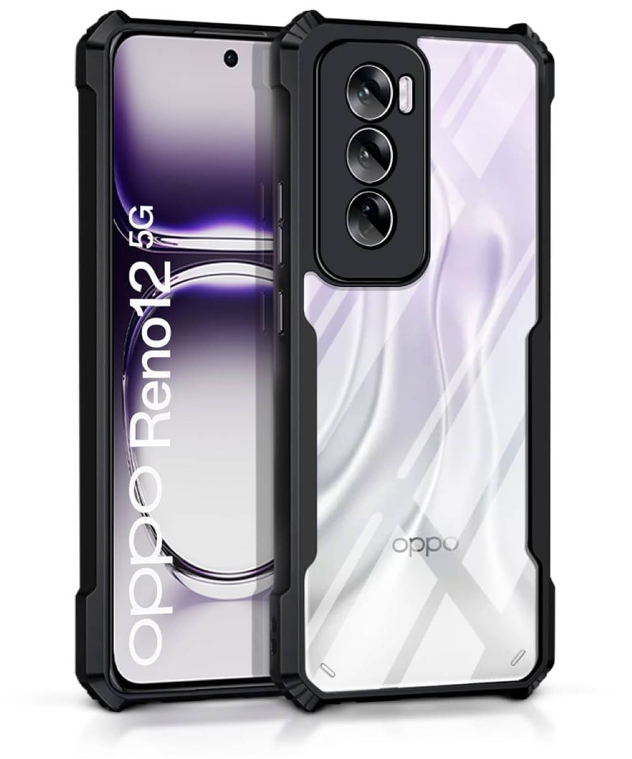 Case Vault Covers Shock Proof Case Compatible For Polycarbonate Oppo Reno 12 5G ( ) Case Vault Covers Shock Proof Case Compatible For Polycarbonate Oppo Reno 12 5G ( )