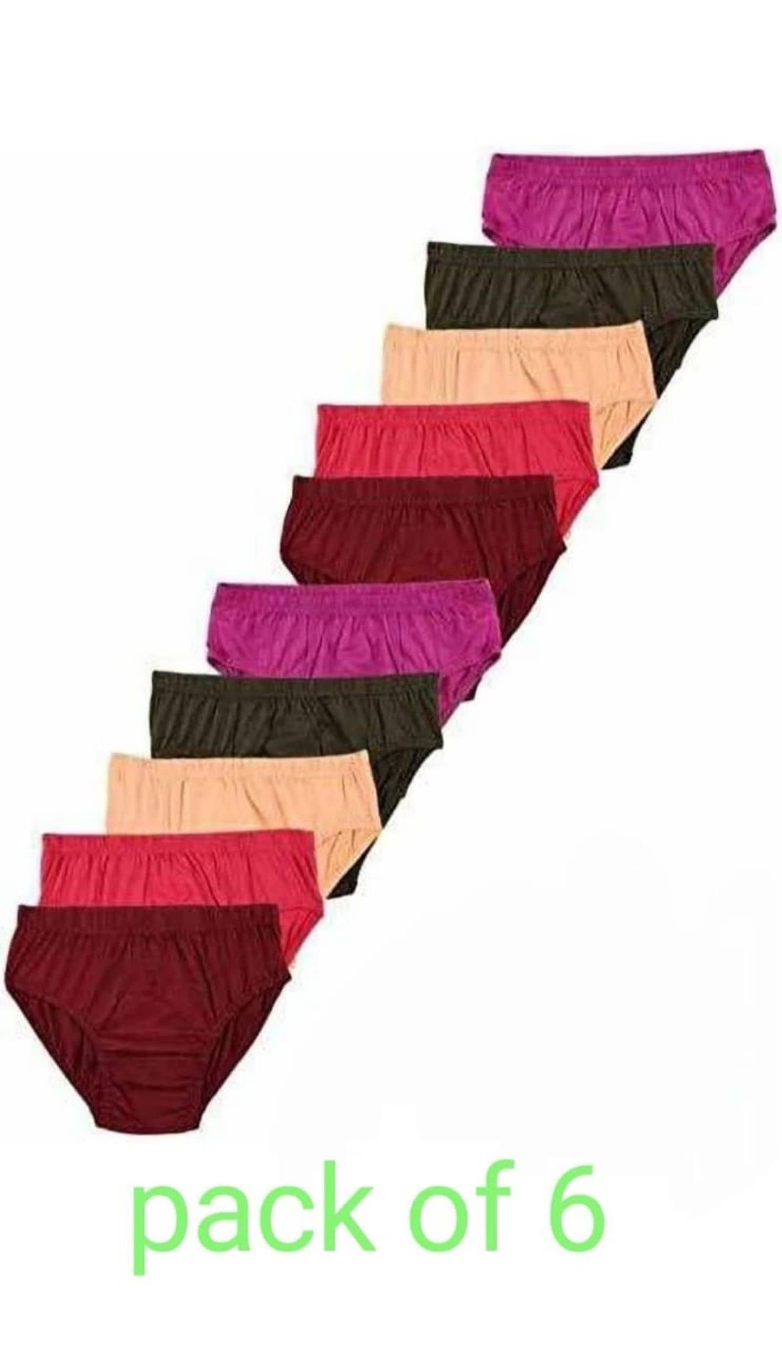 DR/ PLAIN PANTIE PACK 6,