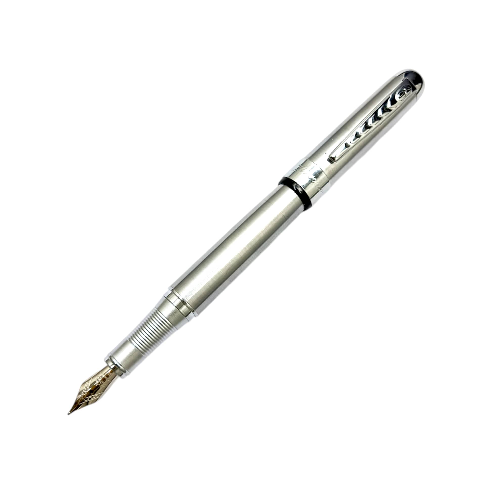 Dikawen Silver Fine Line Fountain Pen ( Pack of 1 ) Dikawen Silver Fine Line Fountain Pen ( Pack of 1 )