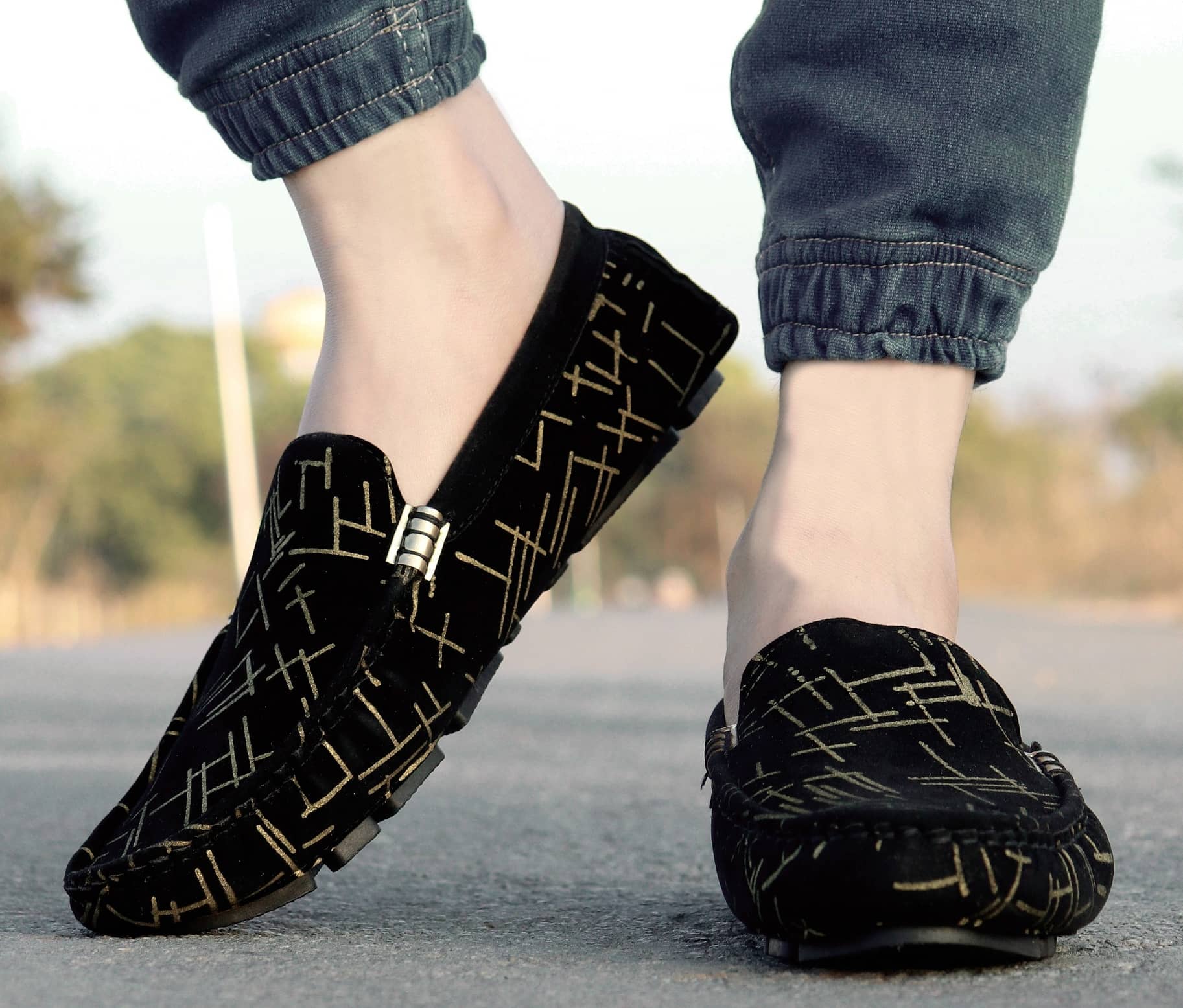 FOGGY Black Men's Driving - Formal Shoes | Buy online on ZillyBuy
