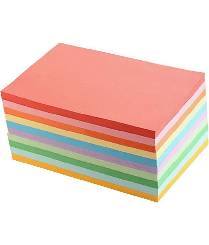 Freedy A4 50 Coloured Sheets 5 Sheets each color) Copy Printing/Art and Craft Paper Double Sided ColouredOffice Stationery Children's Day Gift, Birthday Gift, Party Favors,christmas decor etc - Stationery | Buy online on ZillyBuy