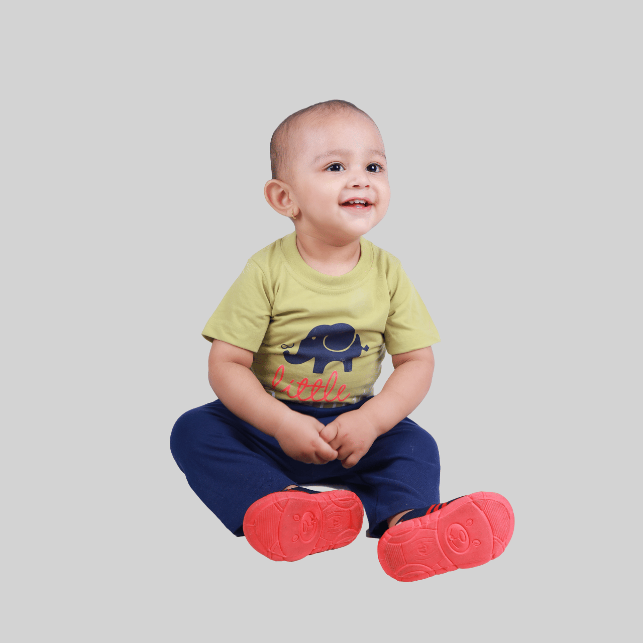     			Kidzee Kingdom Pack of 1 Boys Cotton Blend T-Shirt ( Green )