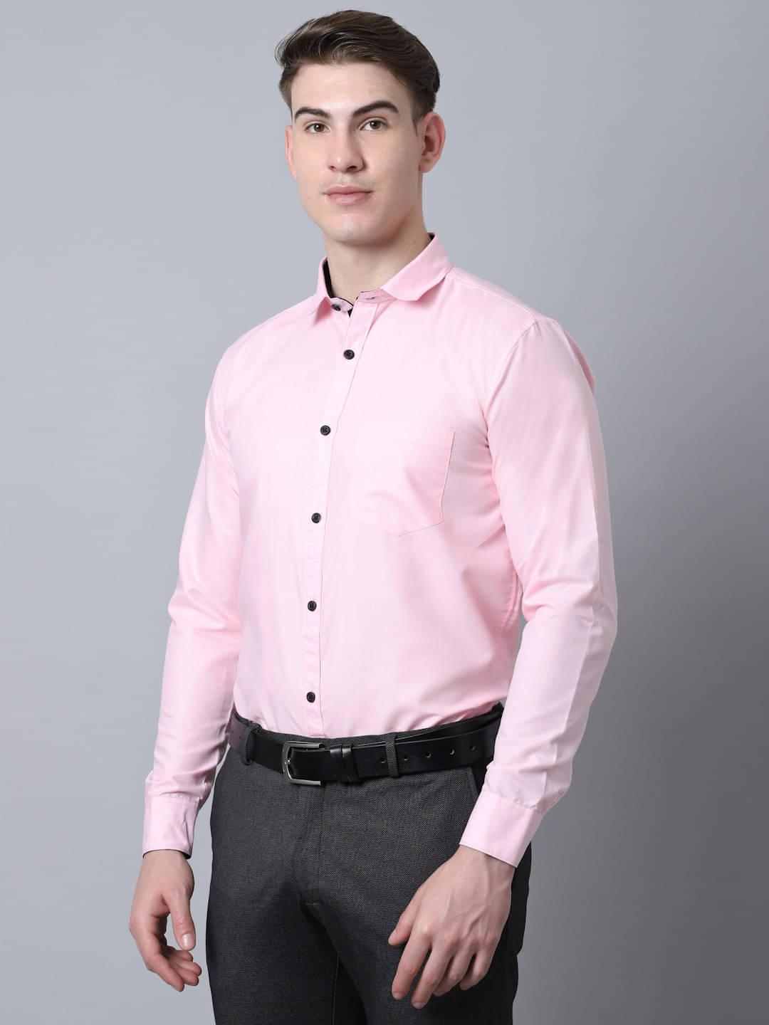     			MAJESTIC MAN Cotton Blend Slim Fit Full Sleeves Men's Formal Shirt - Pink ( Pack of 1 )
