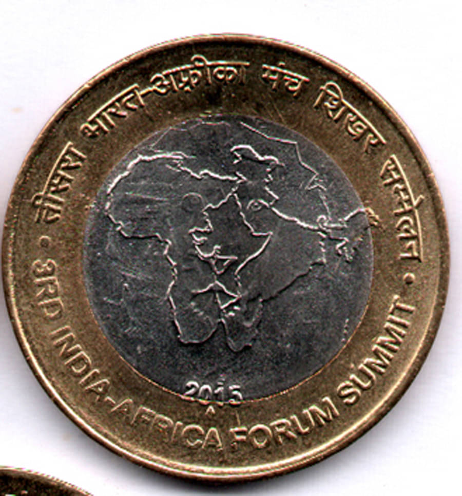 RAJACOINS- 10 / TEN RS / RUPEE VERY RARE BRASS U.N.C. 3RD INDIA AFRICA FORUM SUMMIT(1 PCS) COMMEMORATIVE COLLECTIBLE- U.N.C. CONDITION RAJACOINS- 10 / TEN RS / RUPEE VERY RARE BRASS U.N.C. 3RD INDIA AFRICA FORUM SUMMIT(1 PCS) COMMEMORATIVE COLLECTIBLE- U.N.C. CONDITION