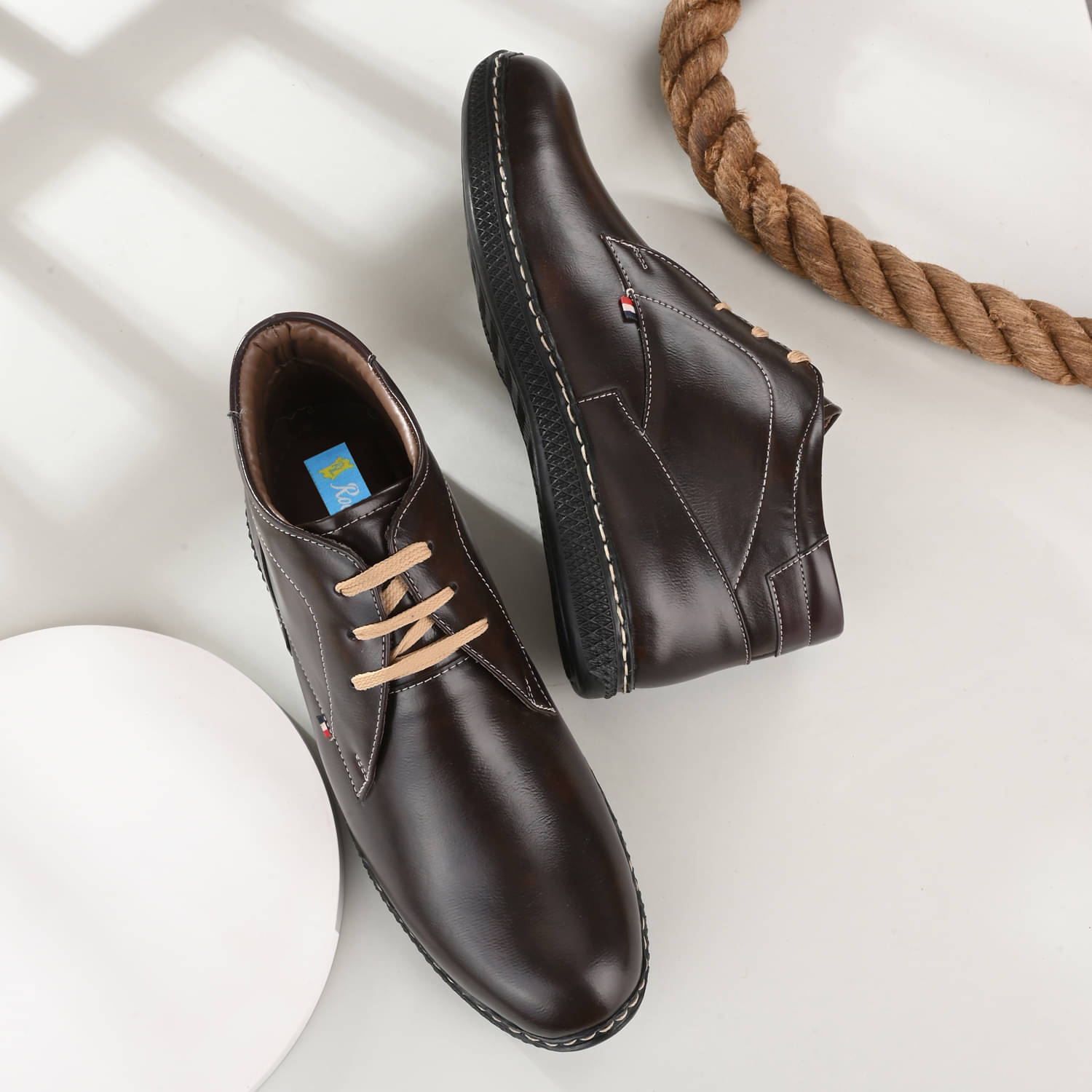 RL Rocklin Men Brown Men's Casual Boots RL Rocklin Men Brown Men's Casual Boots