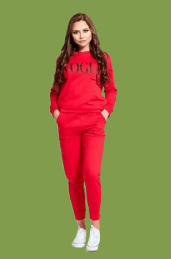 S S CREATION Red Cotton Blend Striped Tracksuit - Pack of 1     			S S CREATION Red Cotton Blend Striped Tracksuit - Pack of 1