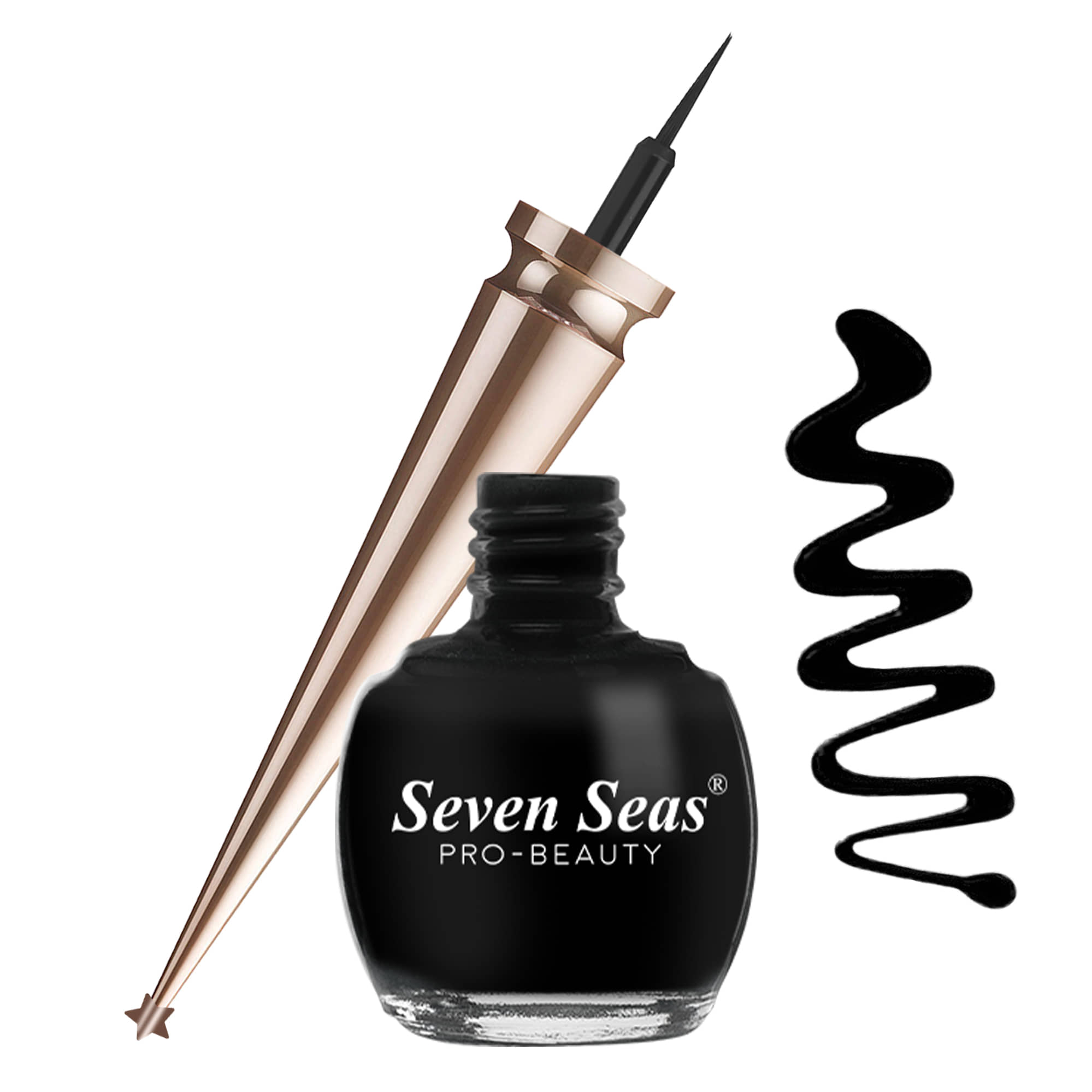Seven Seas Water Proof | Smudge Proof | Long Lasting Liquid Color Eyeliner(Silver,5ML) - Makeup - Eyes | Buy online on ZillyBuy