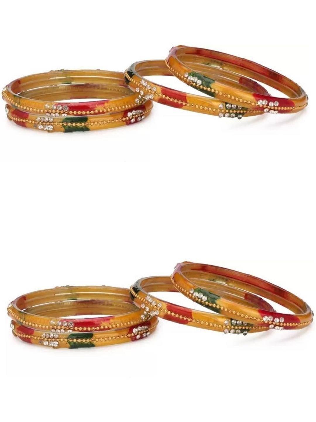 Somil Multicolor Bangle ( Pack of 8 )     			Somil Multicolor Bangle ( Pack of 8 )