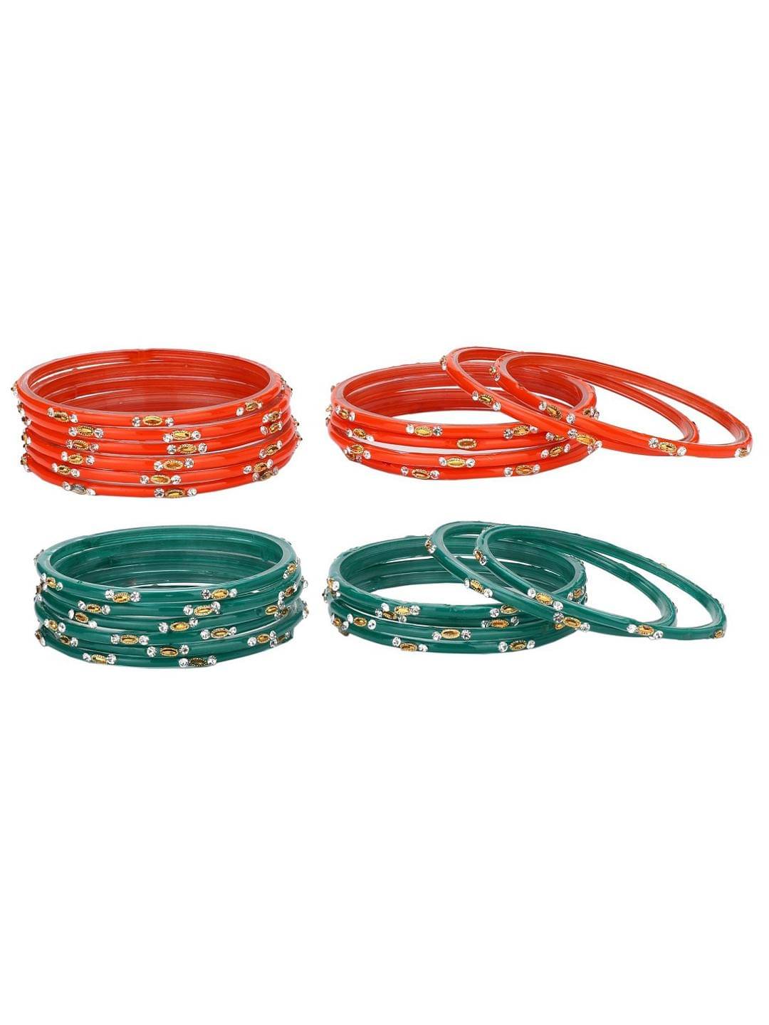     			Somil Multicolor Bangle ( Pack of 24 )