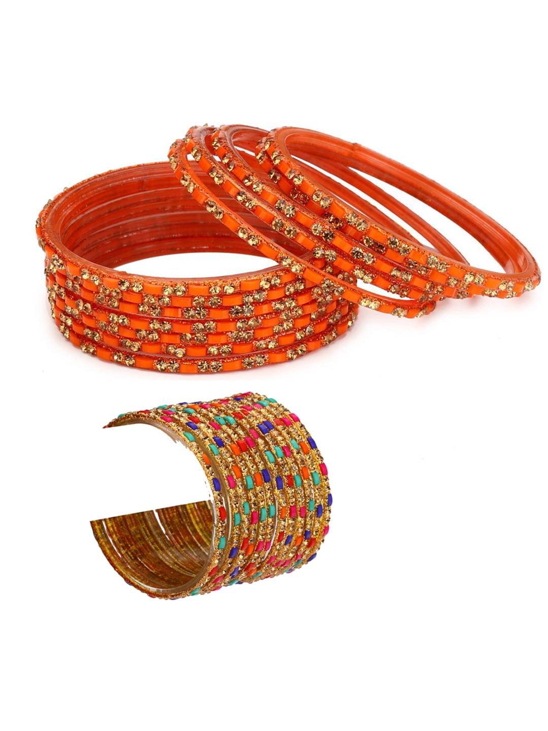 Somil Multicolor Bangle Set ( Pack of 24 ) Somil Multicolor Bangle Set ( Pack of 24 )