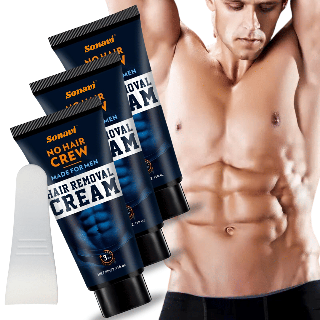 Sonavi Natural Hair Removal Cream for Men 60g ( Pack of 3 )