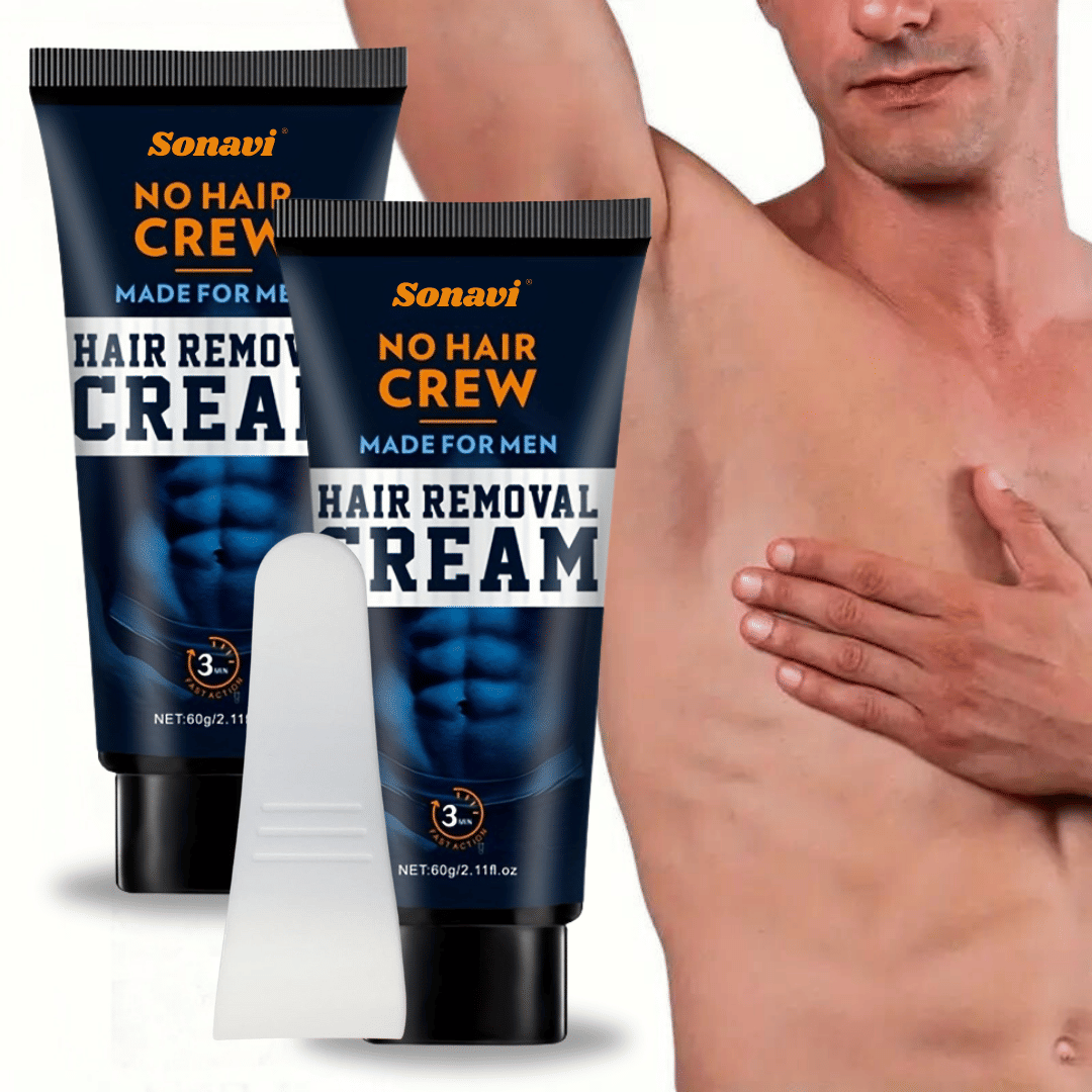 Sonavi Natural Hair Removal Cream for Men 60g ( Pack of 2 )