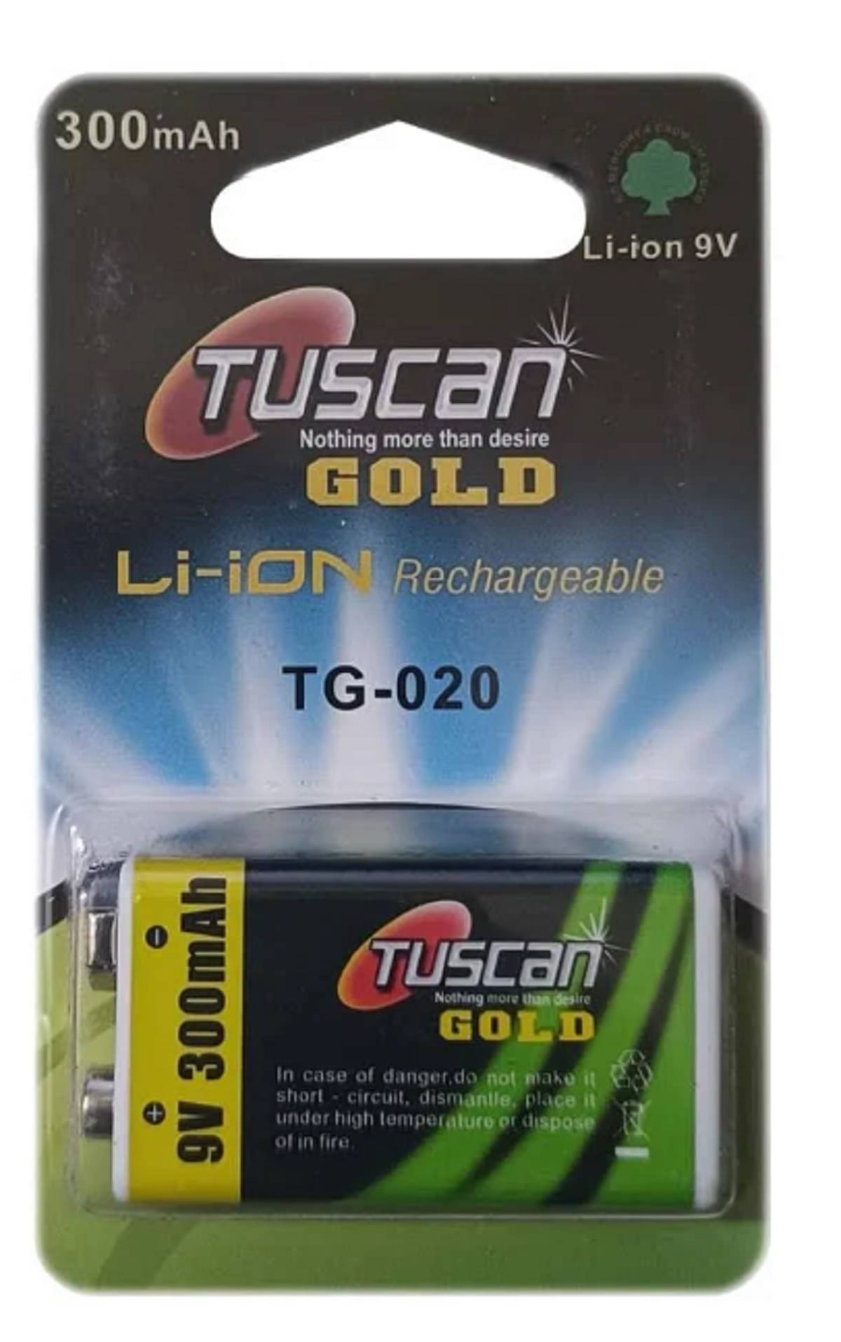 Tuscan (TG-020 ) 9V Lithium ion 300 mAh Rechargeable Battery For Camera ( Pack of 1 ) Tuscan (TG-020 ) 9V Lithium ion 300 mAh Rechargeable Battery For Camera ( Pack of 1 )