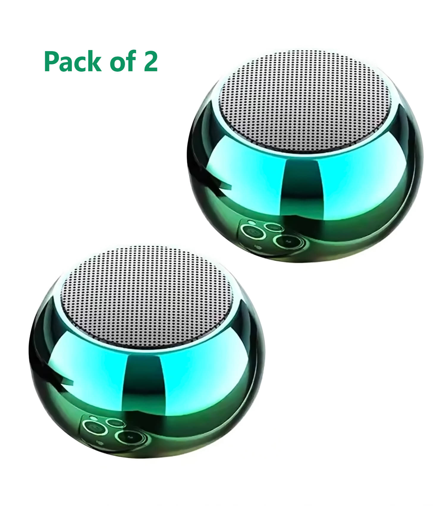     			Vertical9 4D Bass Wireless 5 W Bluetooth Speaker Bluetooth v5.0 with Call function Playback Time 6 hrs Green