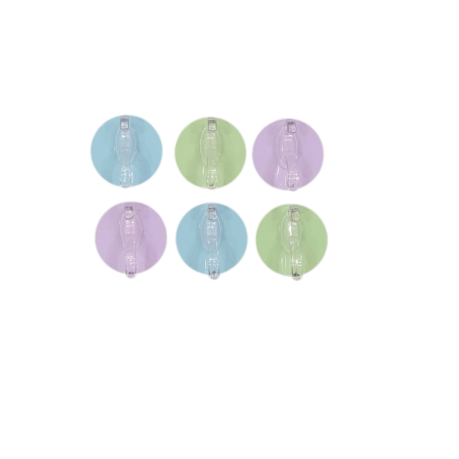     			mahek accessories Set of 6 Plastic Hooks