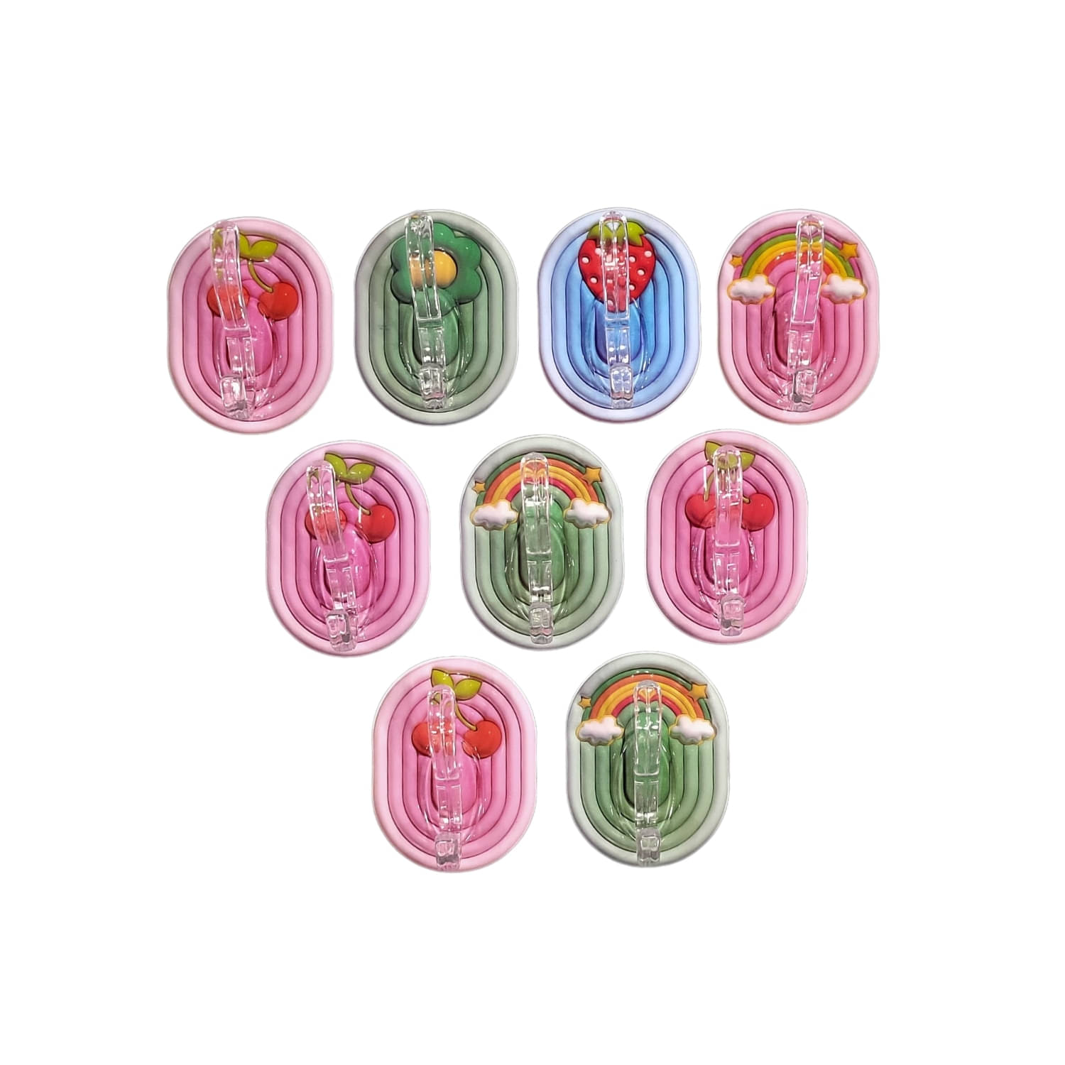    			mahek accessories Set of 9 Plastic Hooks