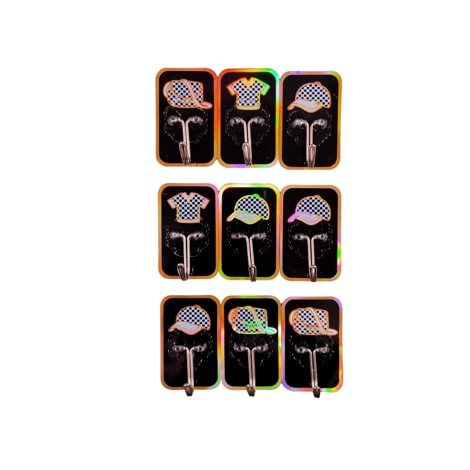     			mahek accessories Set of 9 Plastic Hooks