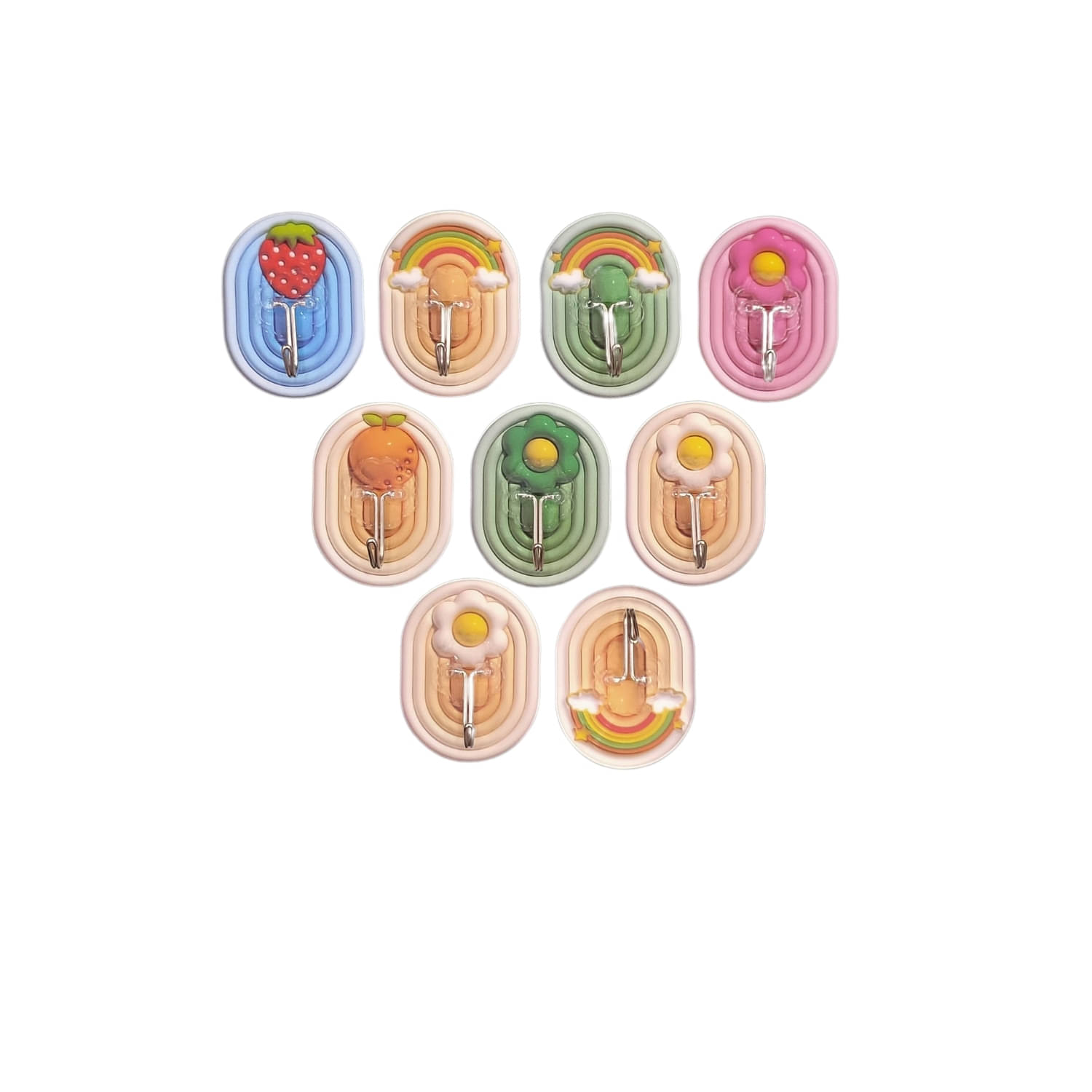     			mahek accessories Set of 9 Plastic Hooks